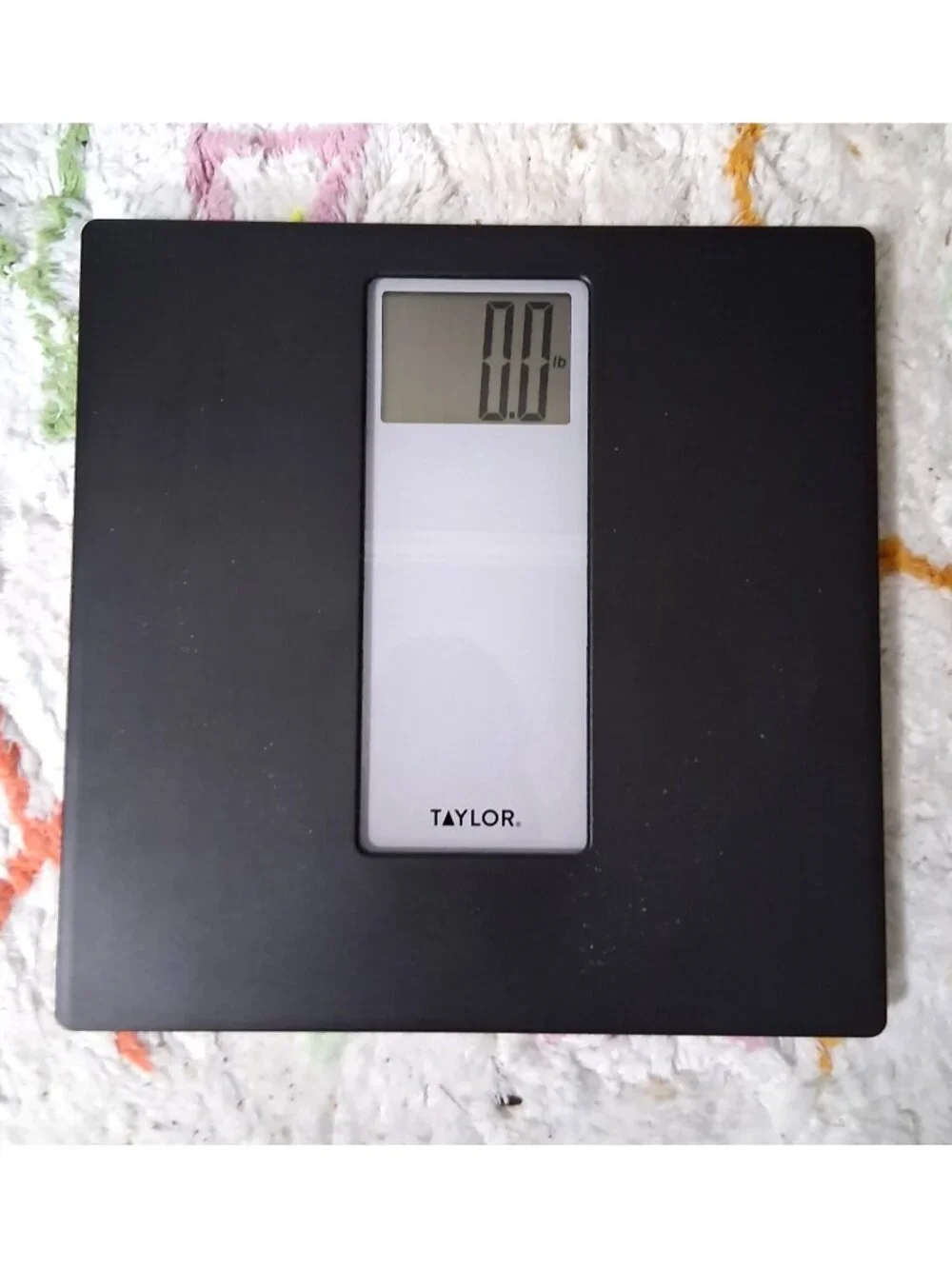 Taylor Digital 400LB Capacity Black/Grey Bathroom Scale