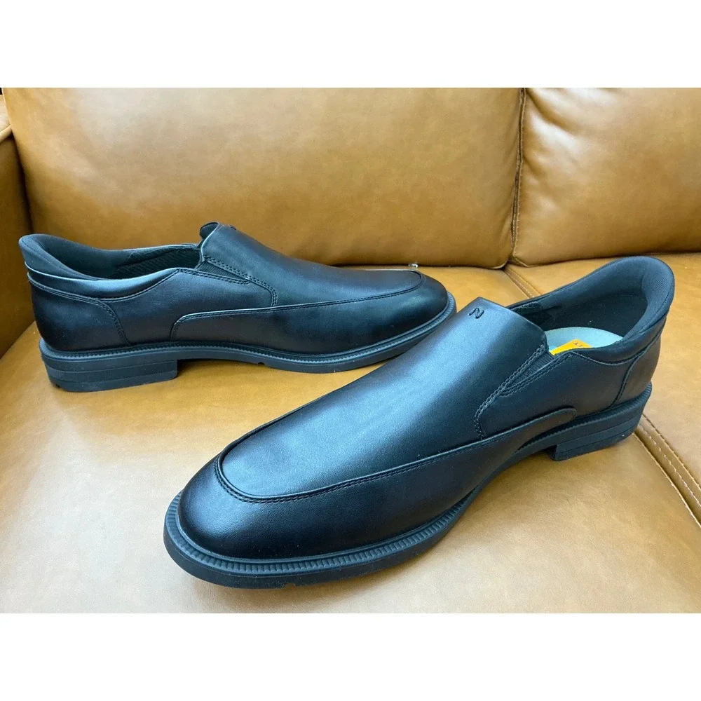 Nunn Bush Kore Hero MT SO Loafers Mens 13 XW Black Slip-on Bicycle Toe