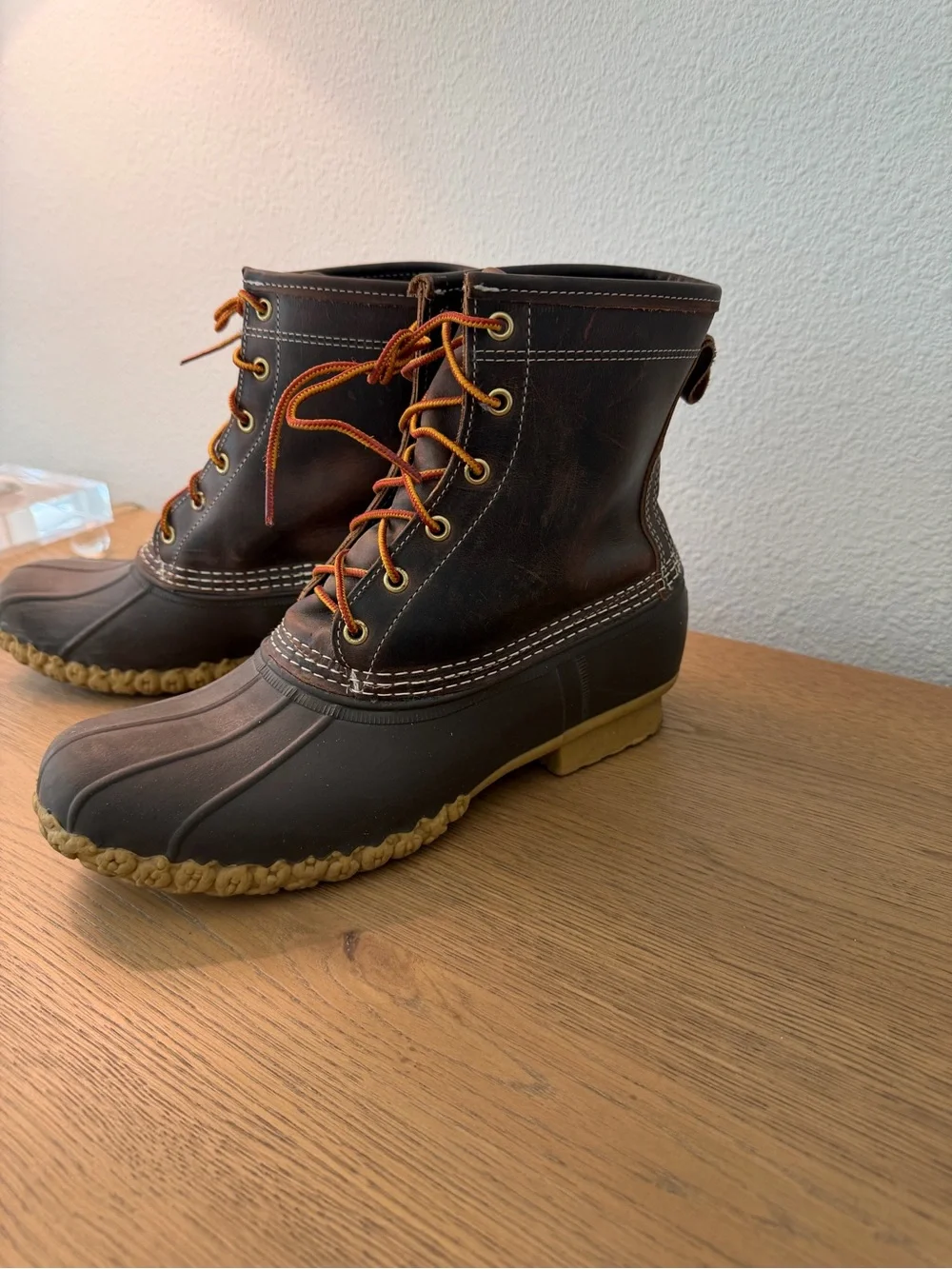 L.L. Bean rugged leather