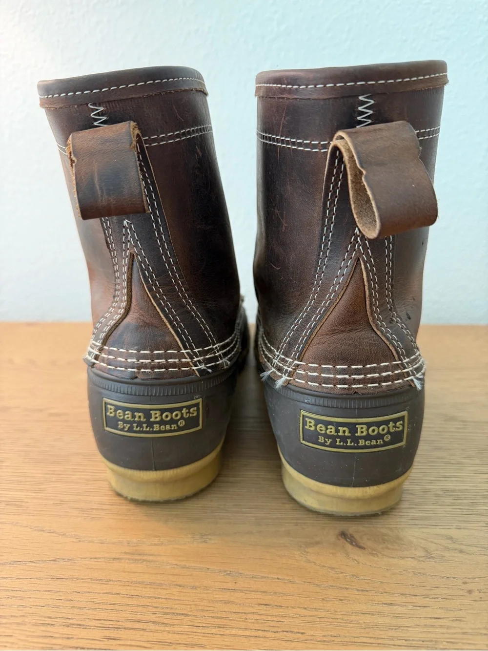 L.L. Bean rugged leather