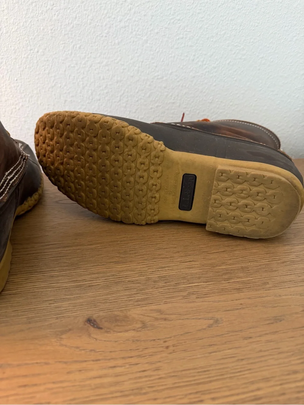 L.L. Bean rugged leather