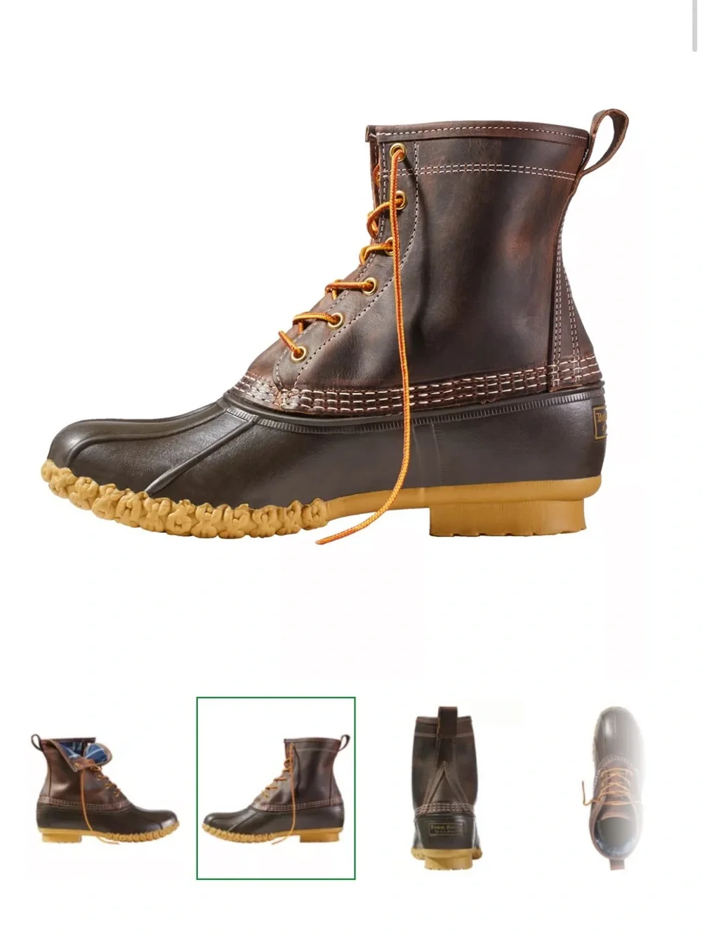 L.L. Bean rugged leather