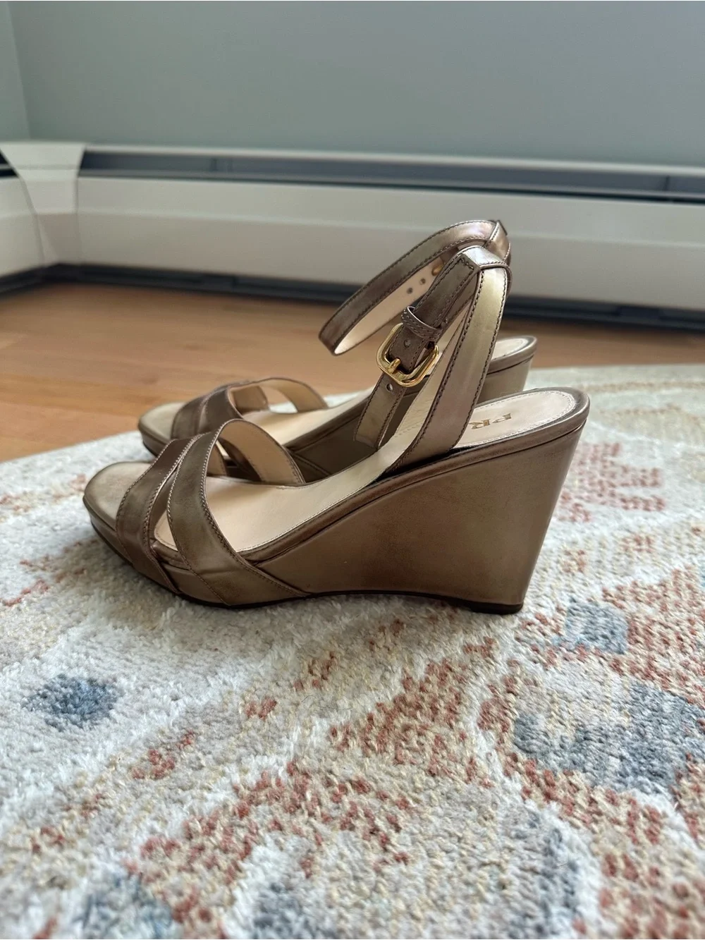 Prada wedge sandals