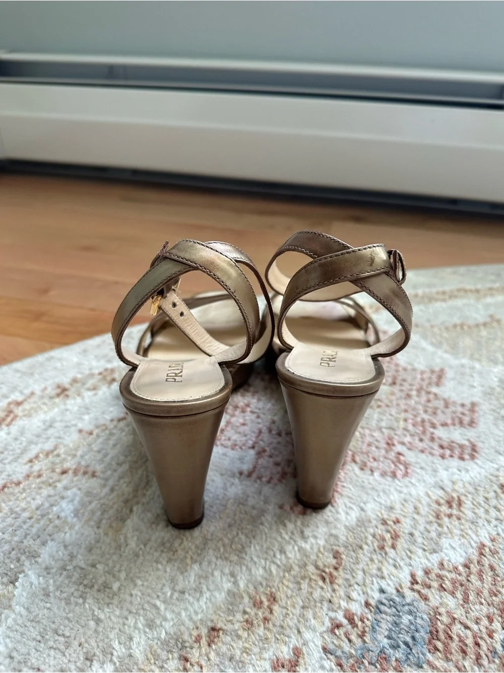 Prada wedge sandals
