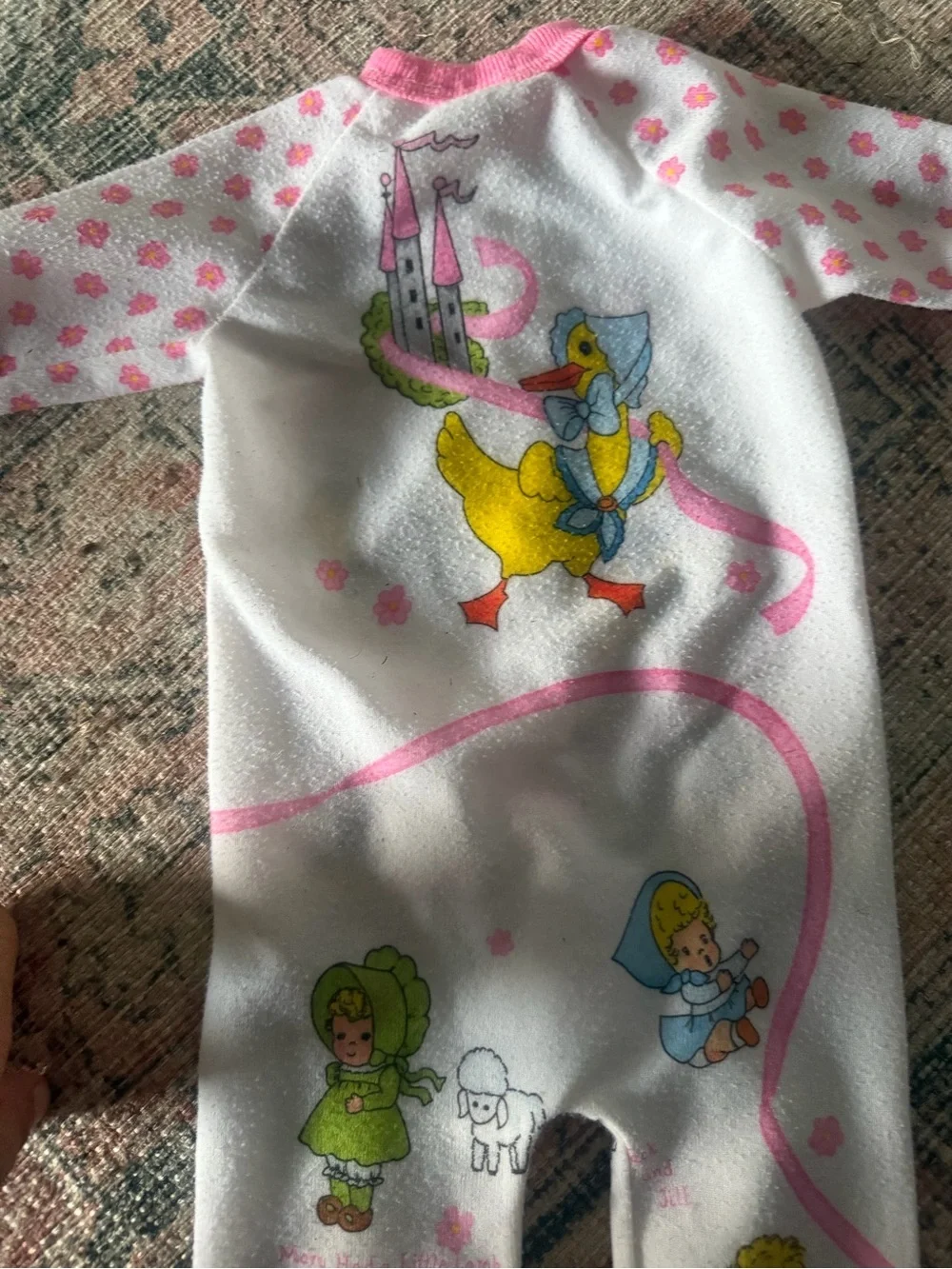 Vintage nursery rhymes size newborn baby
