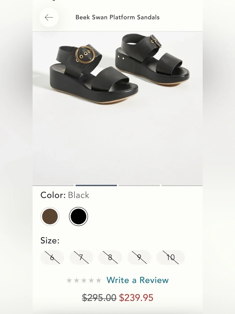 beek black platform