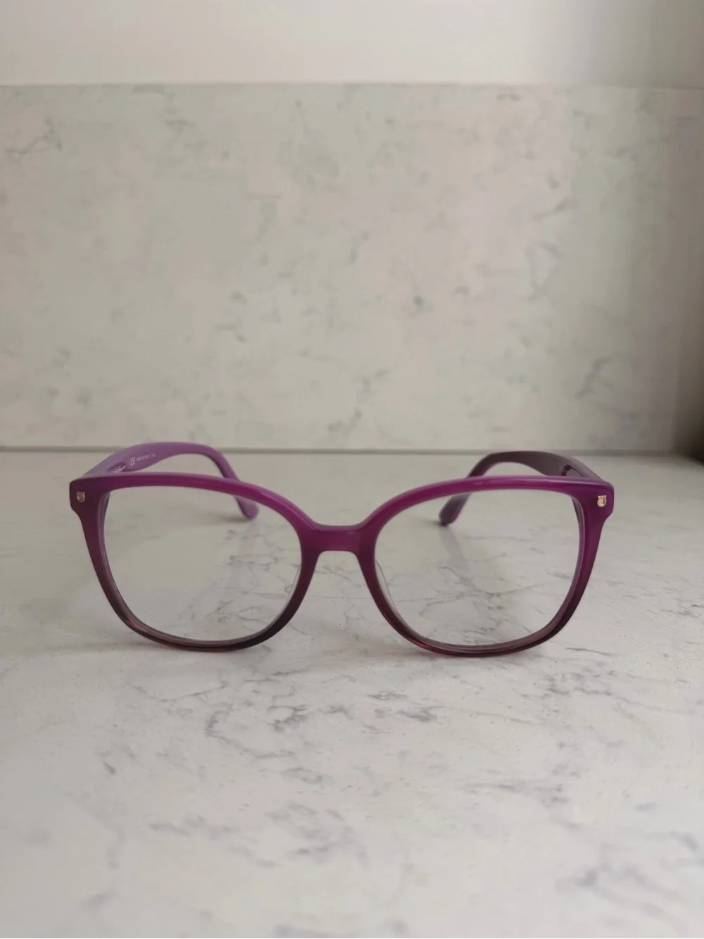 Ferragamo magenta Women's Full-Rim Glasses