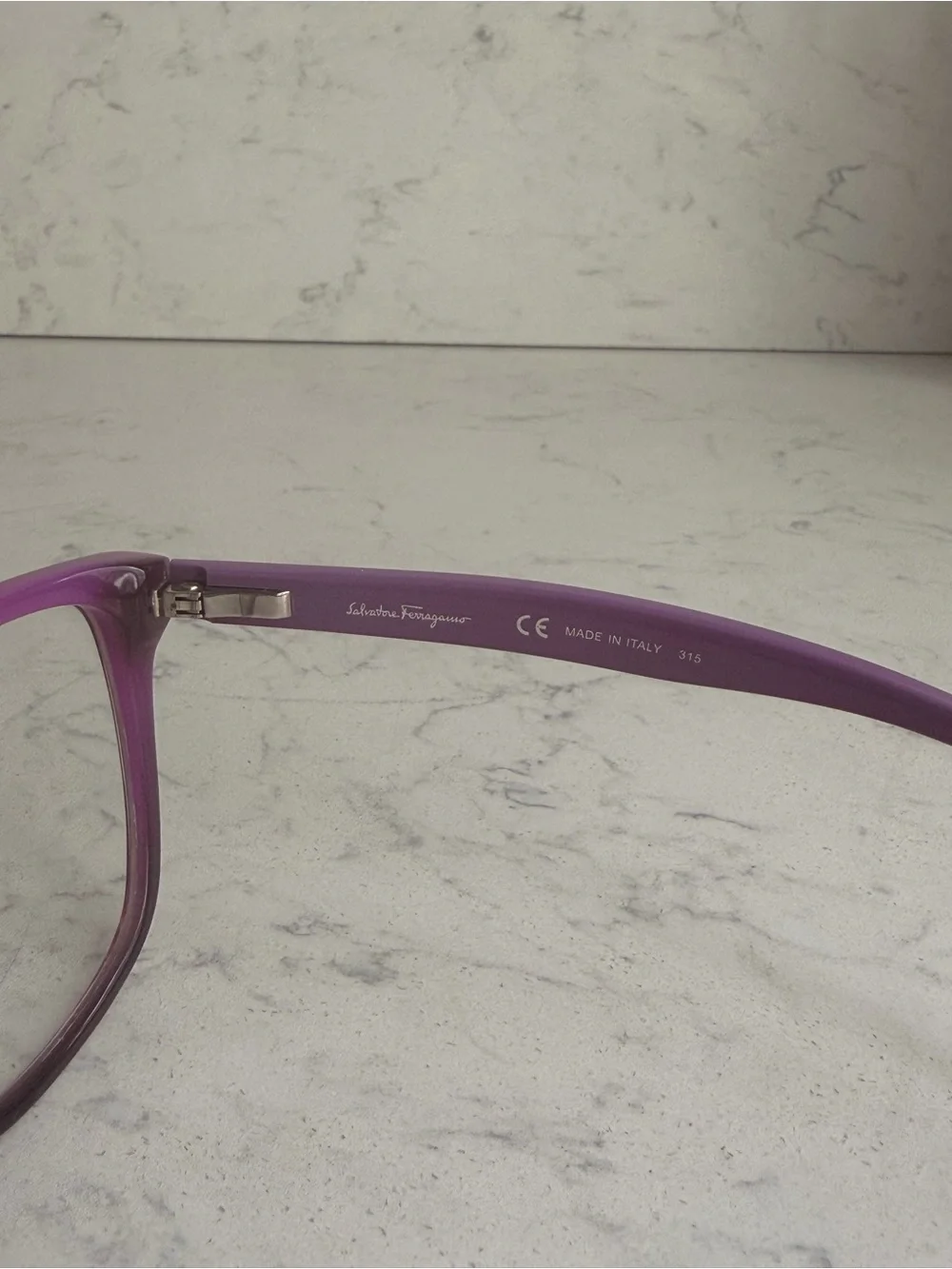 Ferragamo magenta Women's Full-Rim Glasses