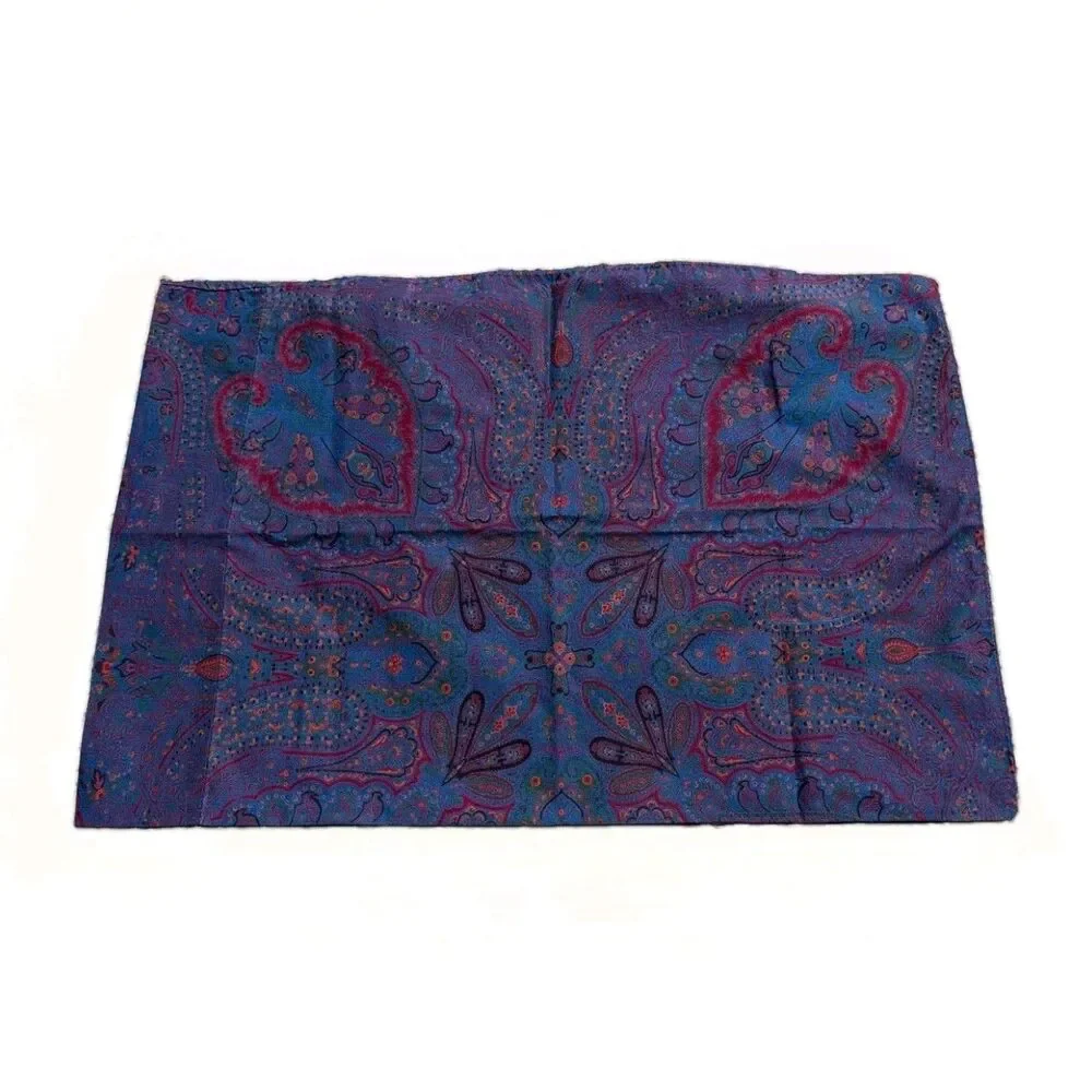 Vintage Ralph Lauren Retro Paisley Colored Standard Pillowcase Cotton RN 14927