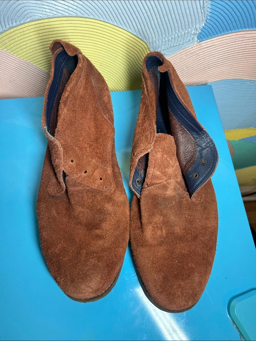Cole Haan Men's Suede Casual Chukka Boots in Brown sz 11
