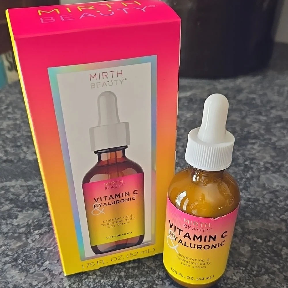 Mirth Beauty Face Brightening Vitamin C Hyaluronic Face Serum - 1.75 oz NEW