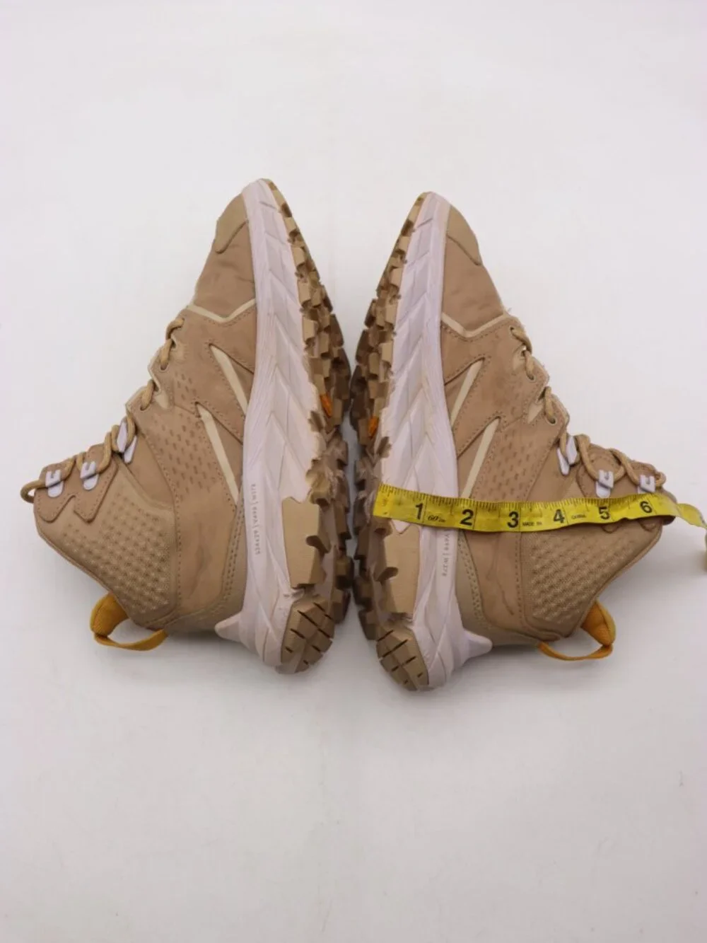 Hoka One One Anacapa Mid GTX Women's 7.5 B Gore-Tex Hiking Boot Shoes Brown
