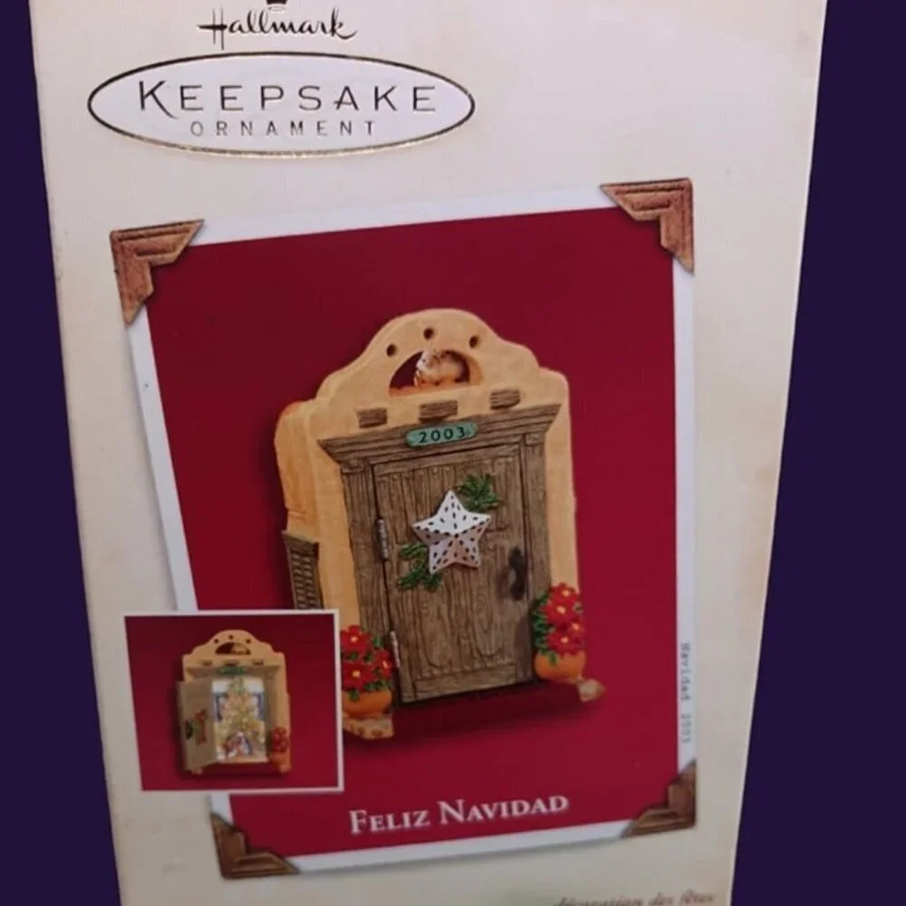 Hallmark 2003 feliz navidad tree ornament