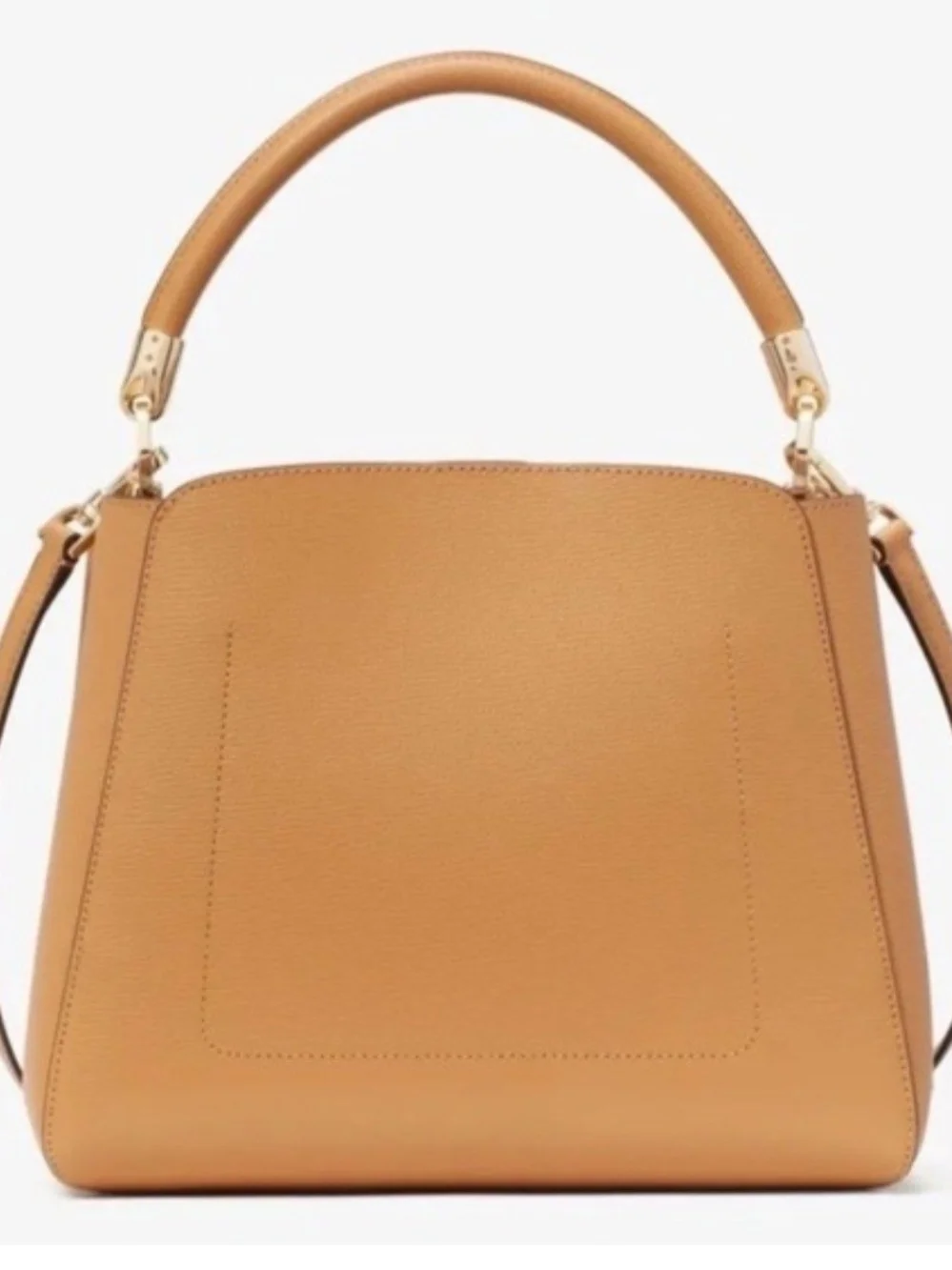 Kate Spade Structured Top-Handle Tote Bag in Tan *New
