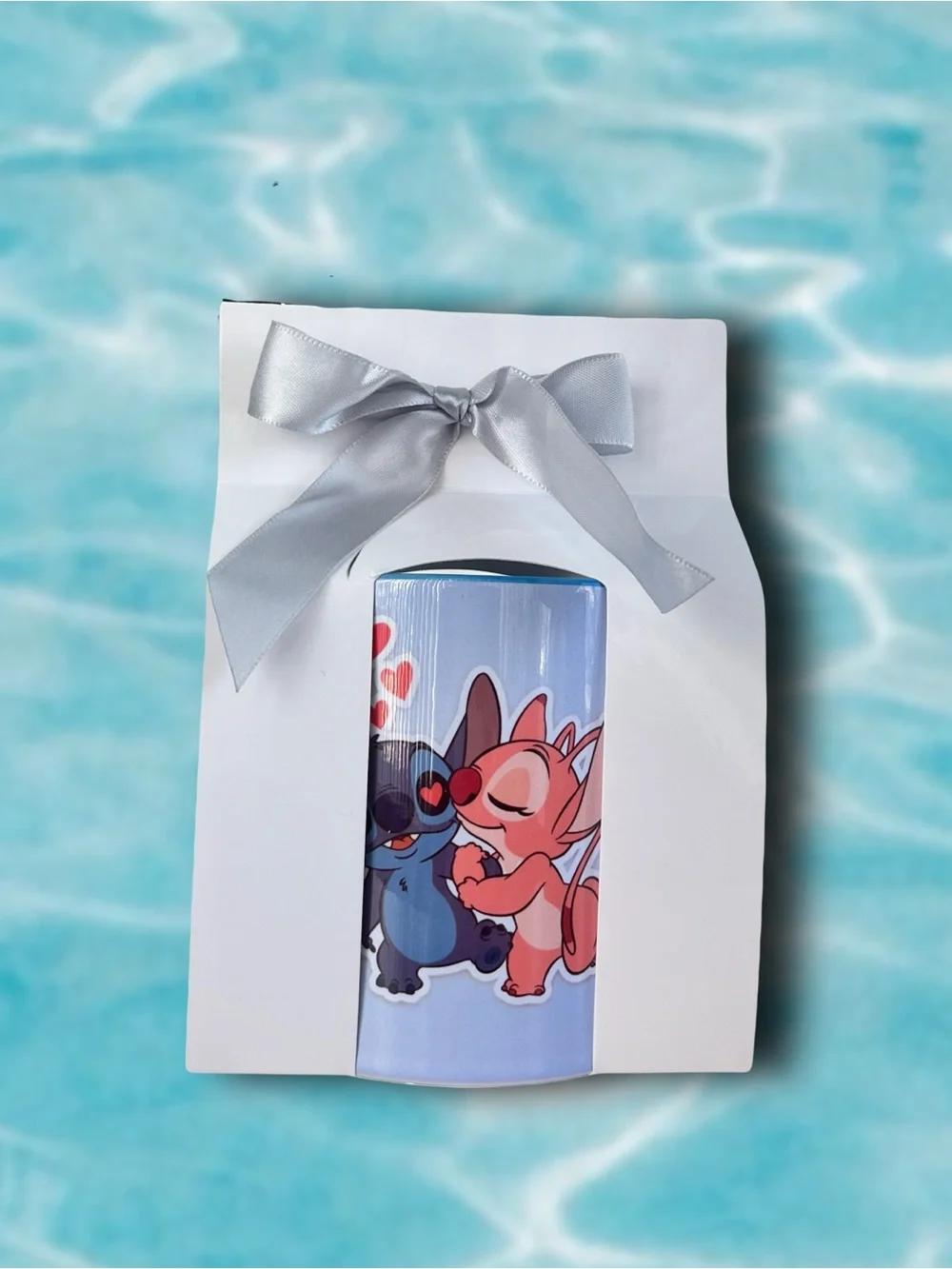 Blue Stitch & Angel Mug - Cute Character Design