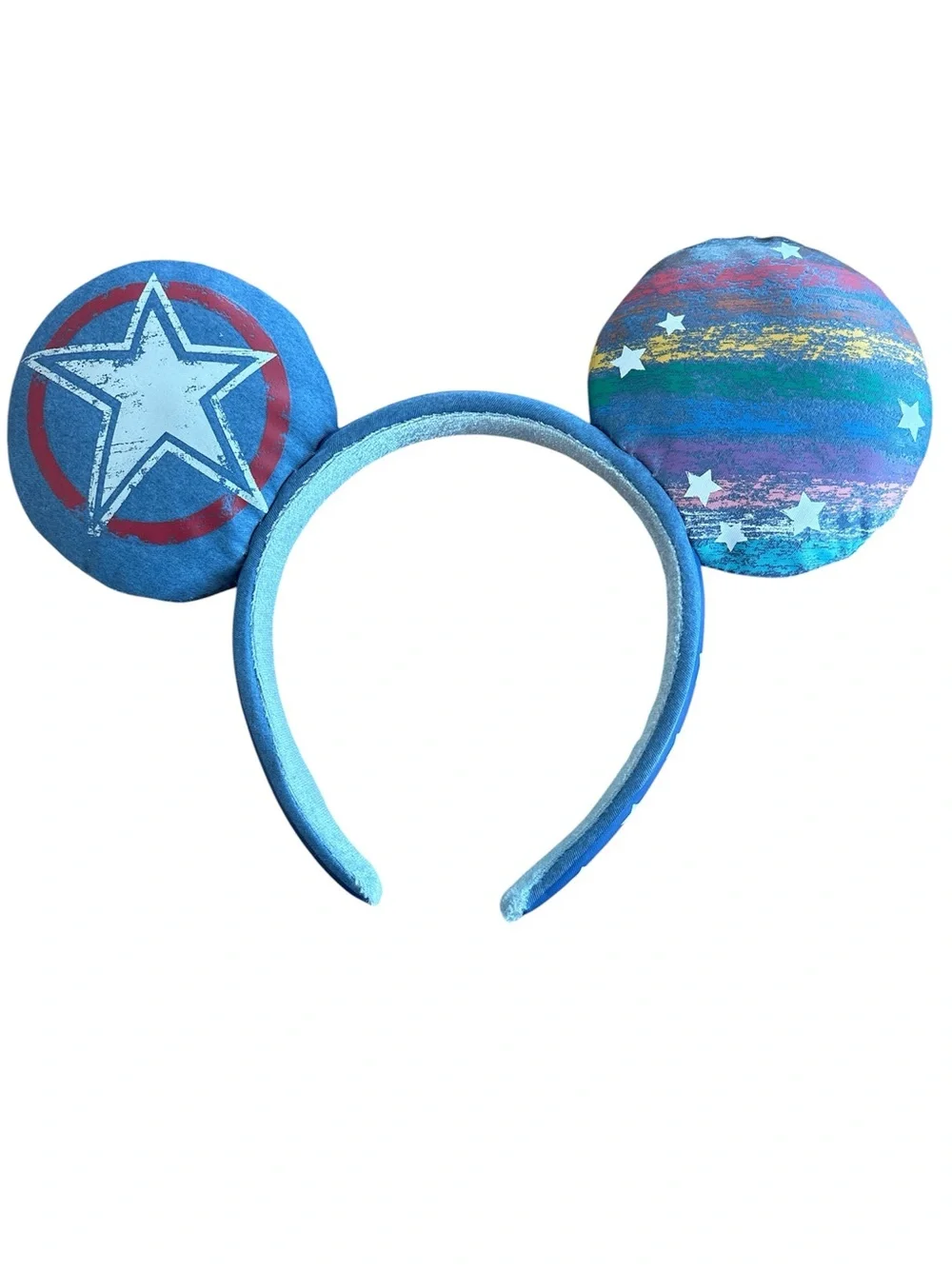 Marvel Pride Collection America Chavez Star & Rainbow Mickey Ear Headband