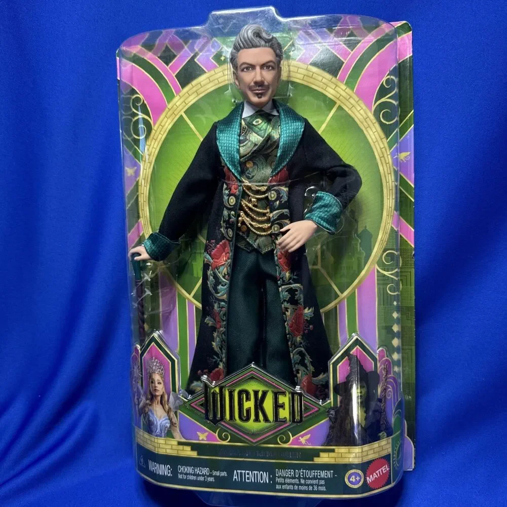WICKED: THE WIZARD LE MAGIEIEN DOLL Jeff Goldblum NEW!