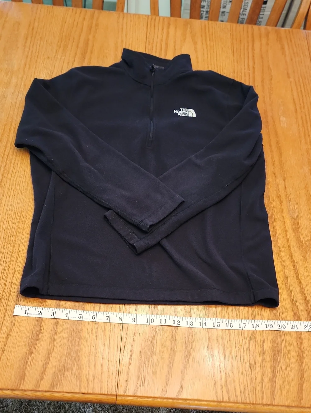 The North Face Black Half-Zip Fleece Pullover