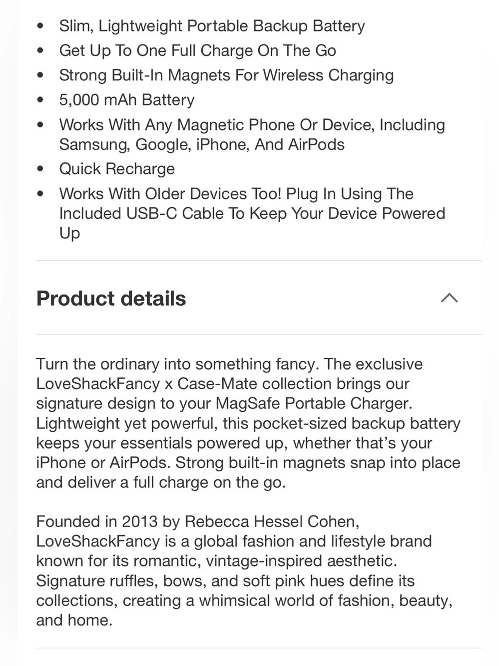 LoveShackFancy target case