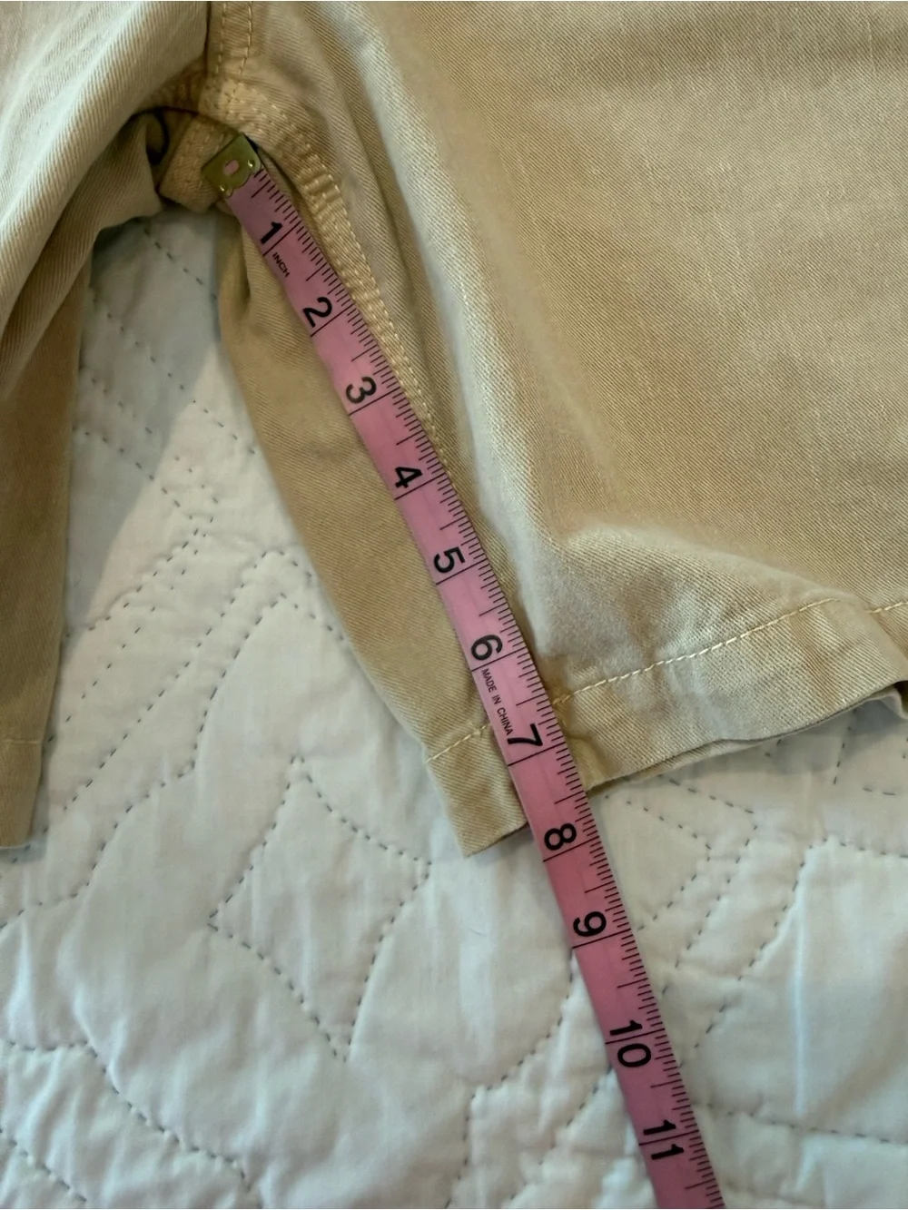 Banana Republic Beige Flat-Front Men's Shorts