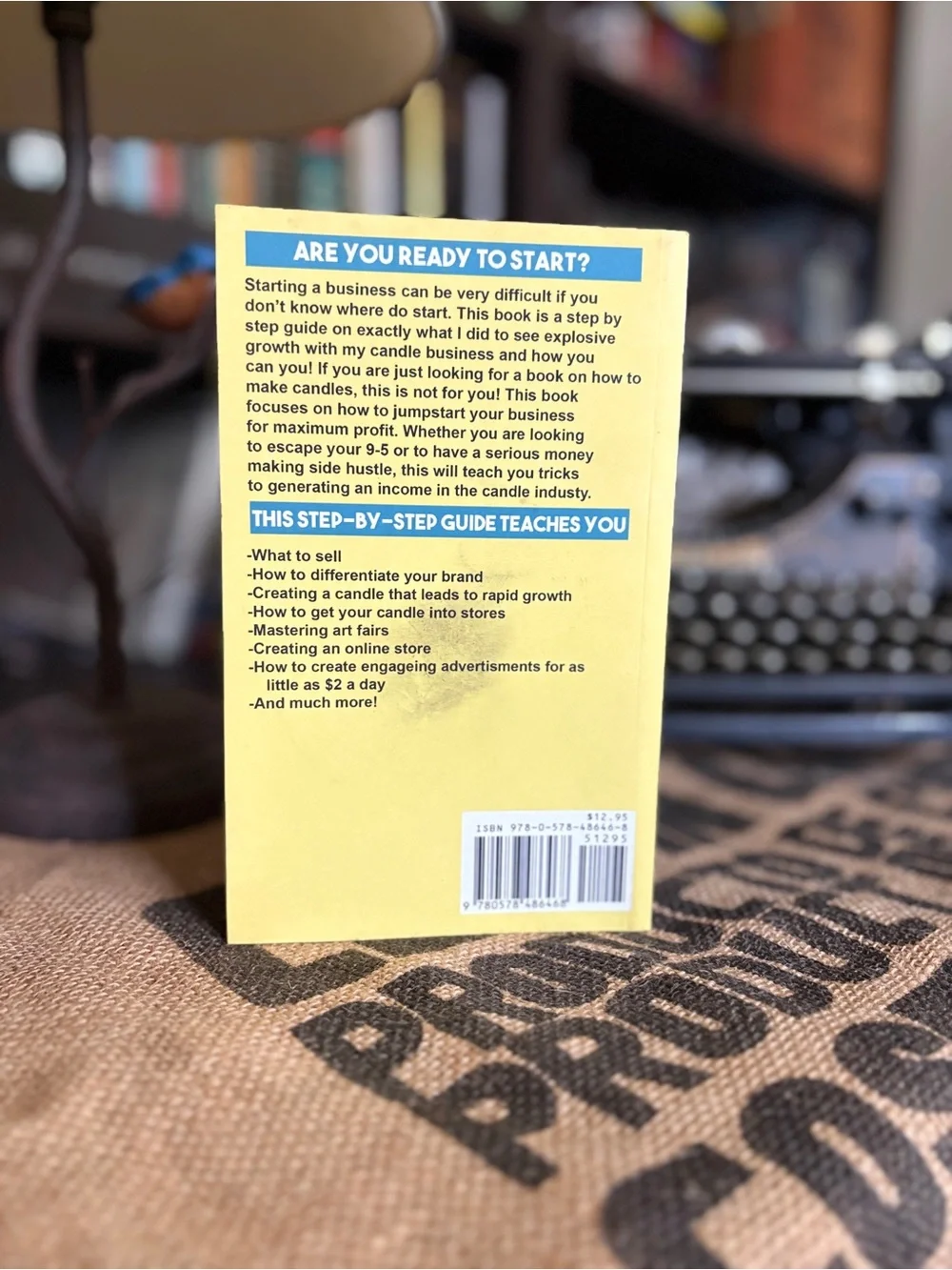 “How to Start a Candle Business” book