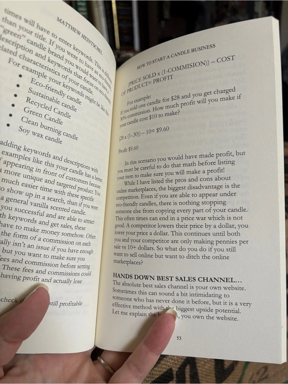 “How to Start a Candle Business” book