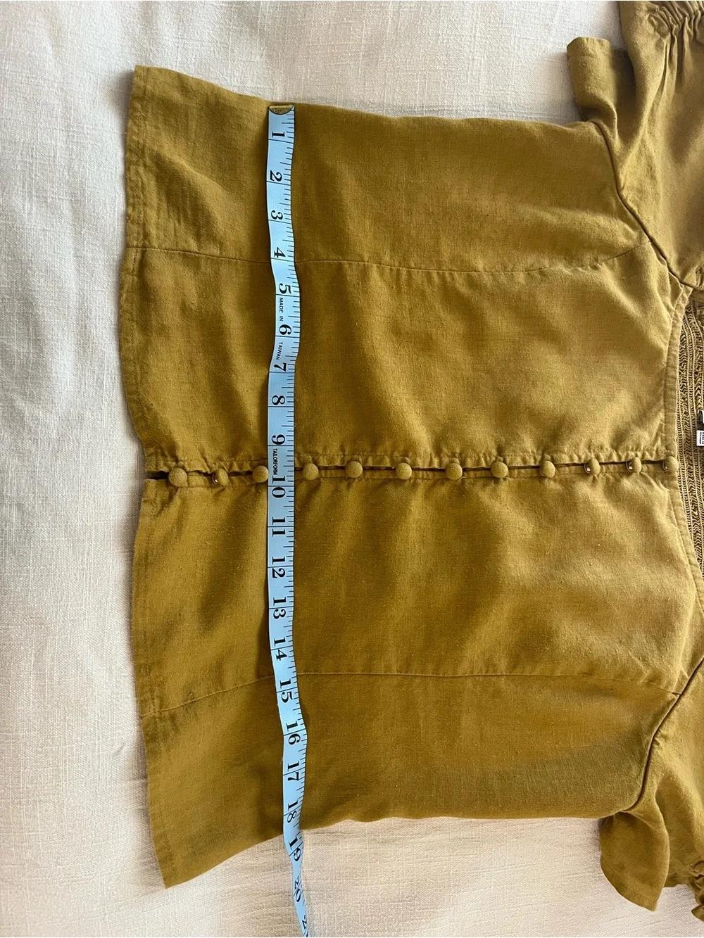 Madewell back but fabric