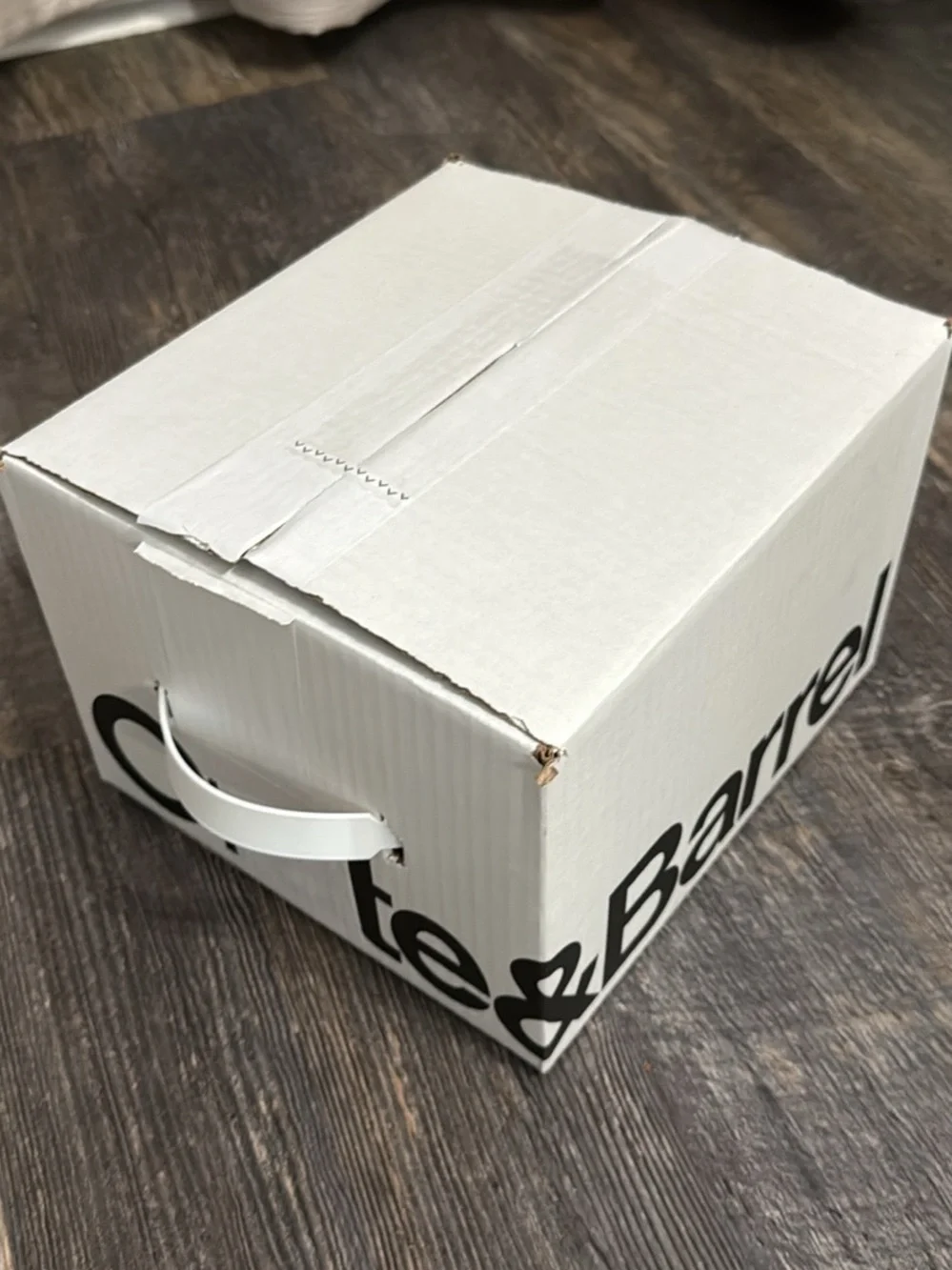 Crate&Barrel simple white