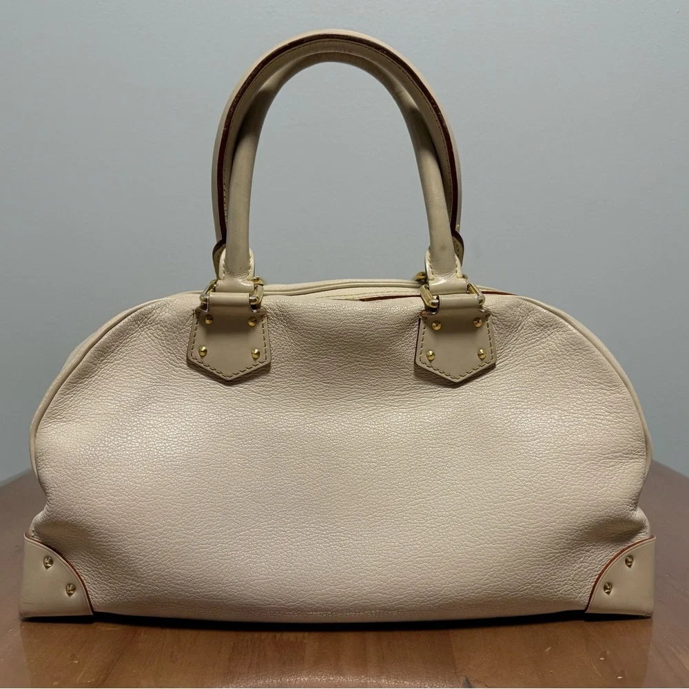 Louis Vuitton Ivory Suhali Leather Limited Edition Le Superbe Bag