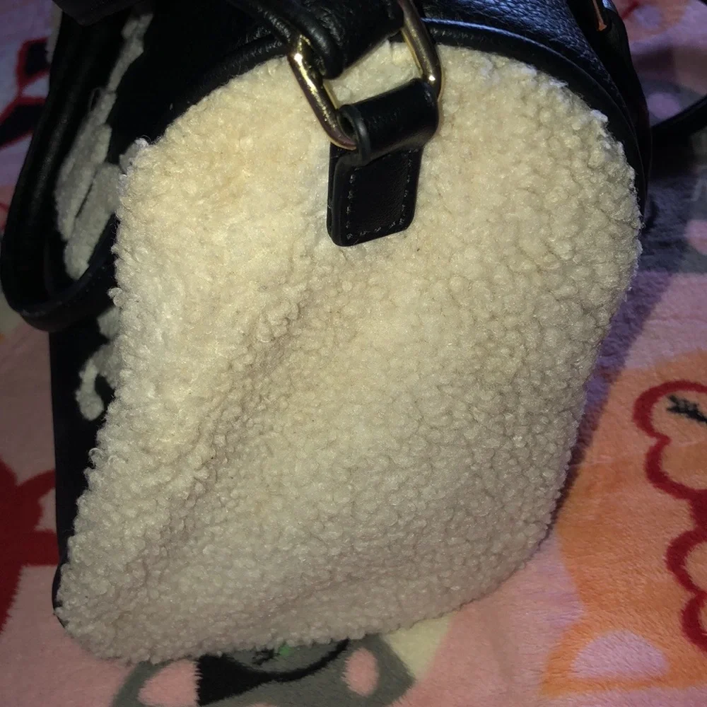 Juicy Couture Black & White Logo Satchel Bag