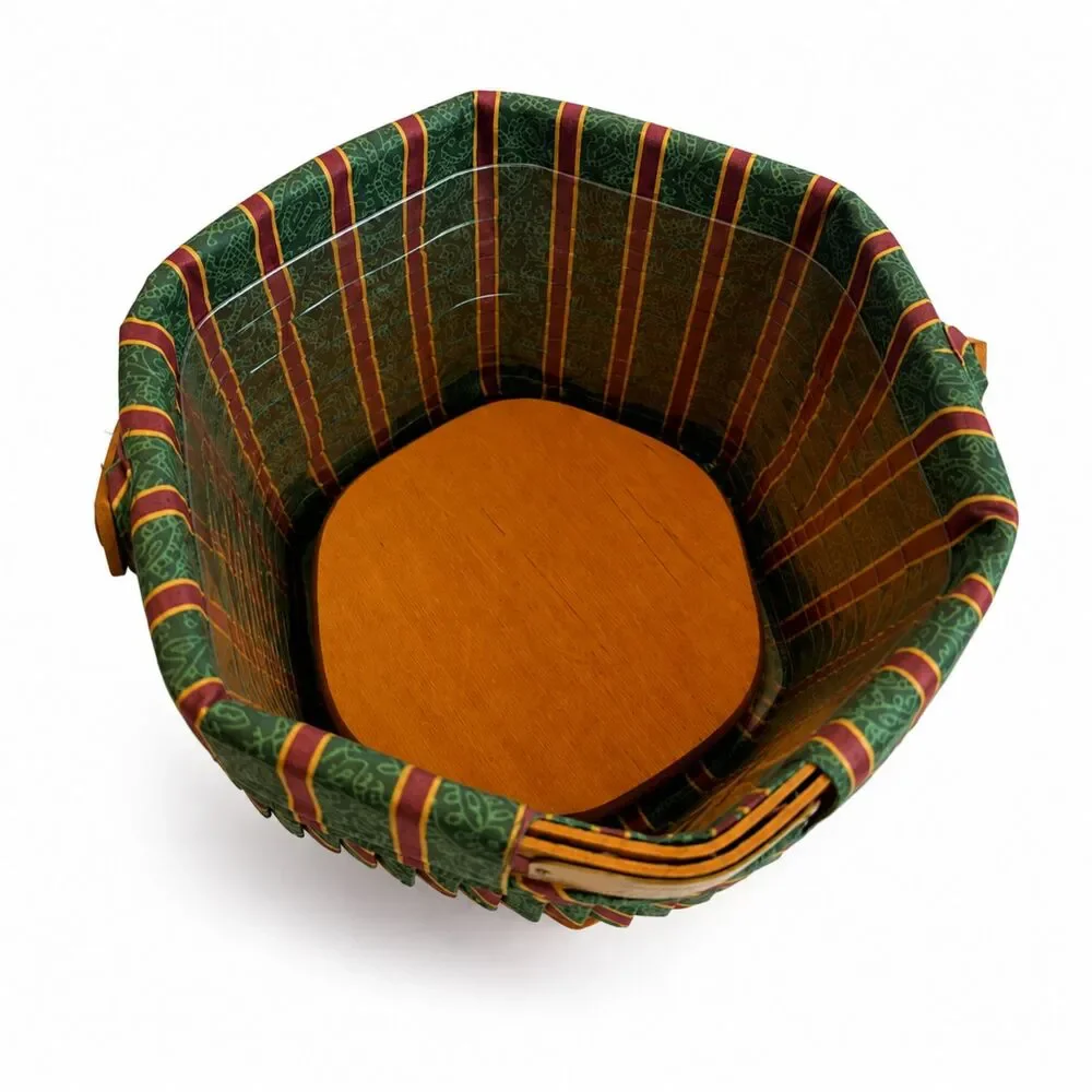 Vintage Longaberger 1997 Snowflake Basket Christmas Collection Basket