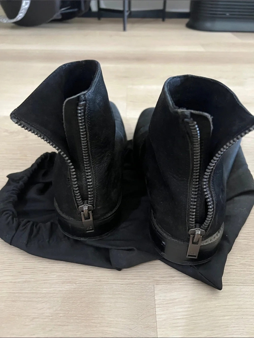 Kenneth Cole Black Suede Boots