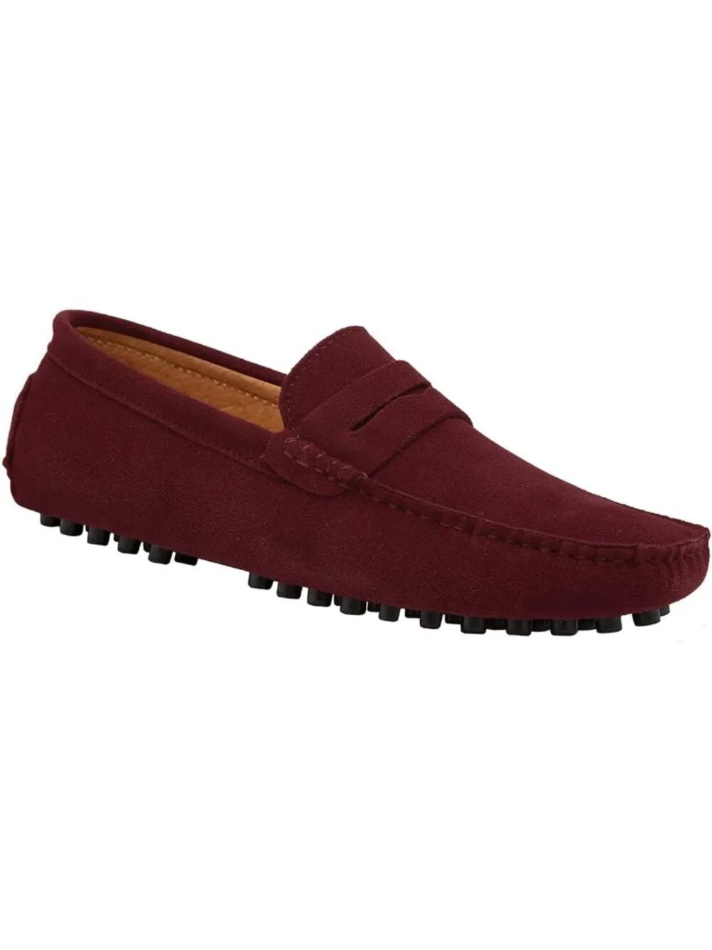 Stylish Men's Suede Moccasins - Casual Slip-On Driving Loafers & Boat Shoes