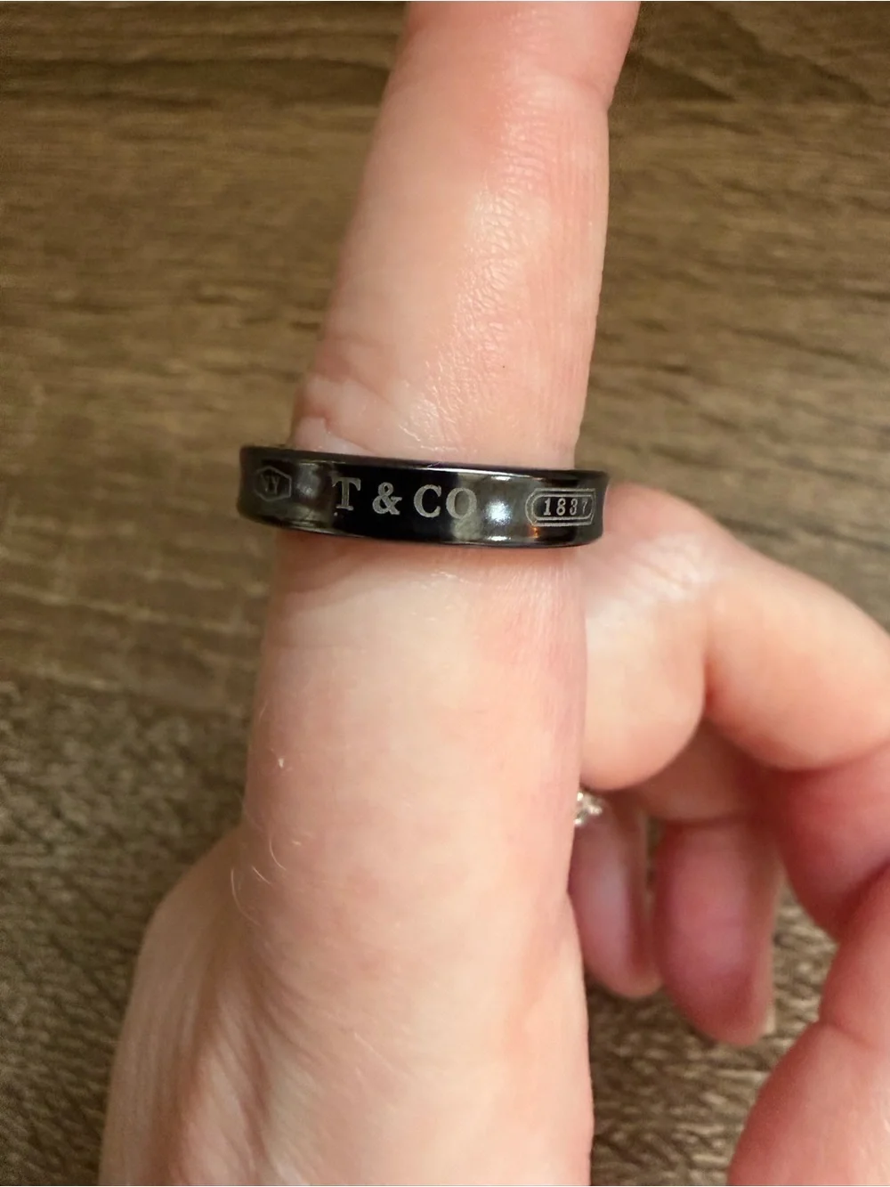 Tiffany & Co. elegant gunmetal
