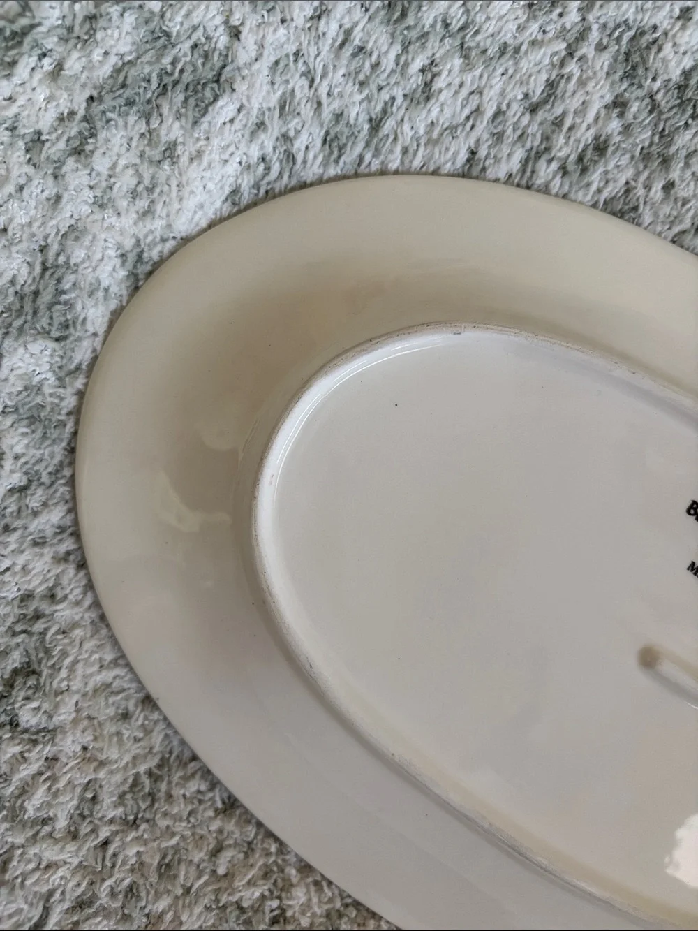 Hand-Painted Ceramic Sunflower Oval Serving Platter NWT 11.5x7”