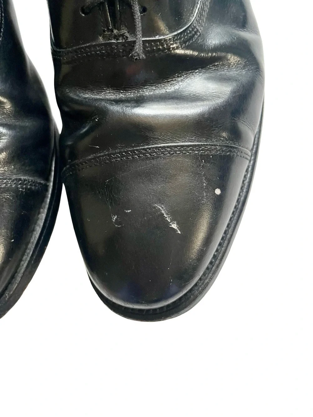 Allen Edmonds Park Avenue Black Cap-Toe Oxford Men’s 10D