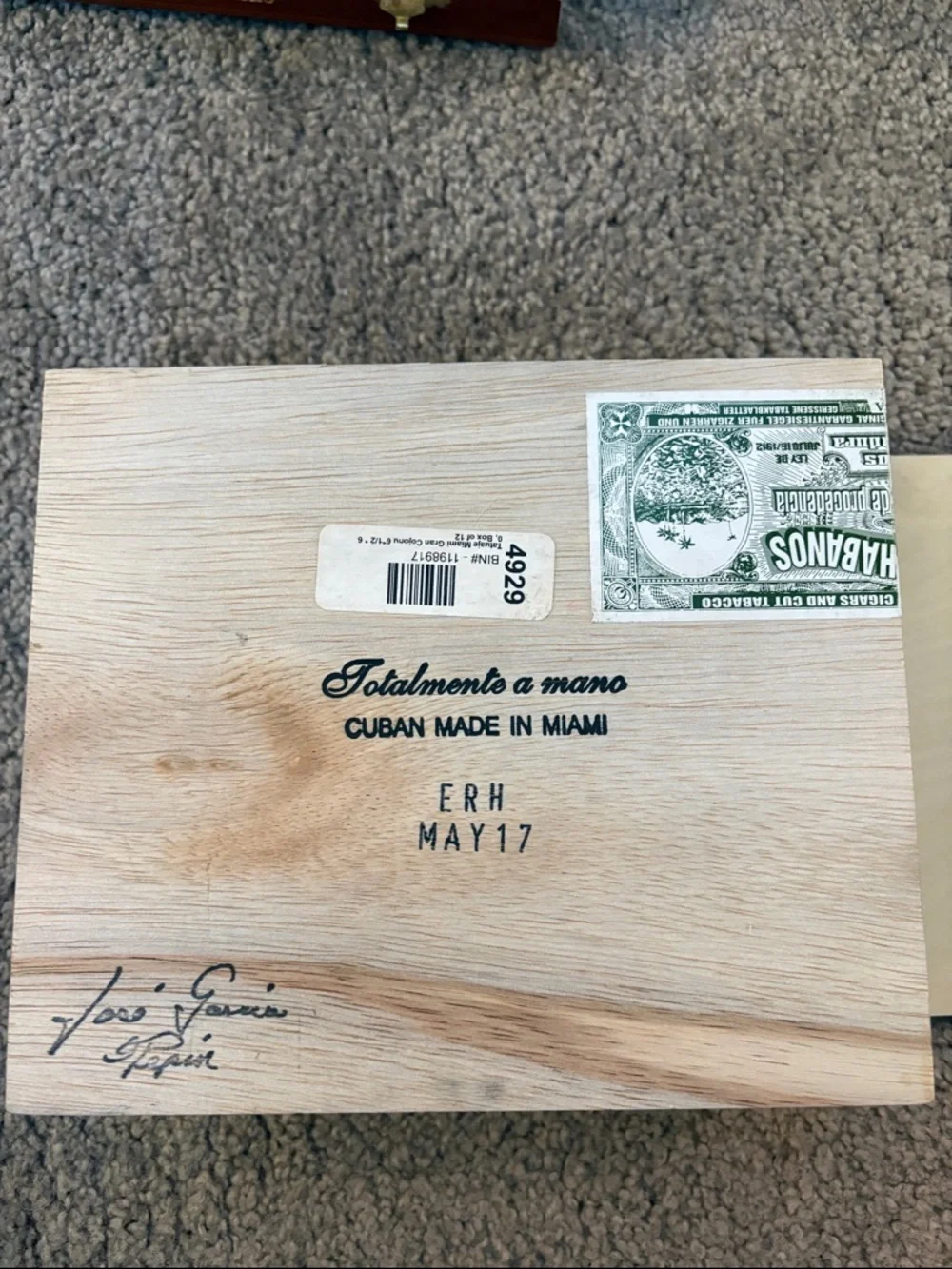 cigar box wooden great logos