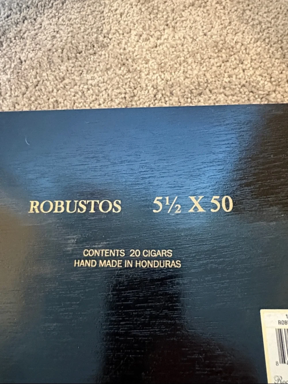 cigar box brown storage