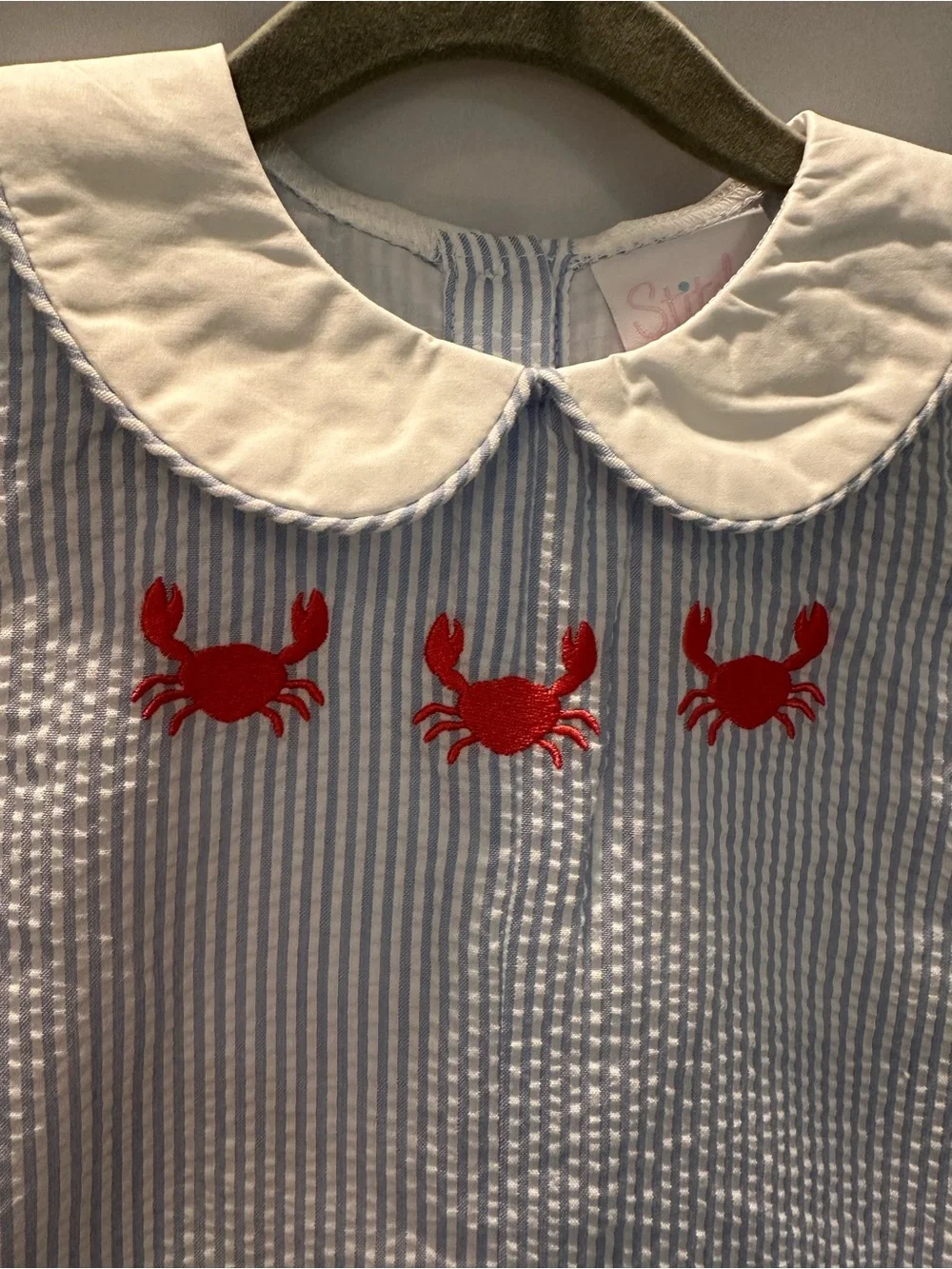 Stitchy Fish soft blue