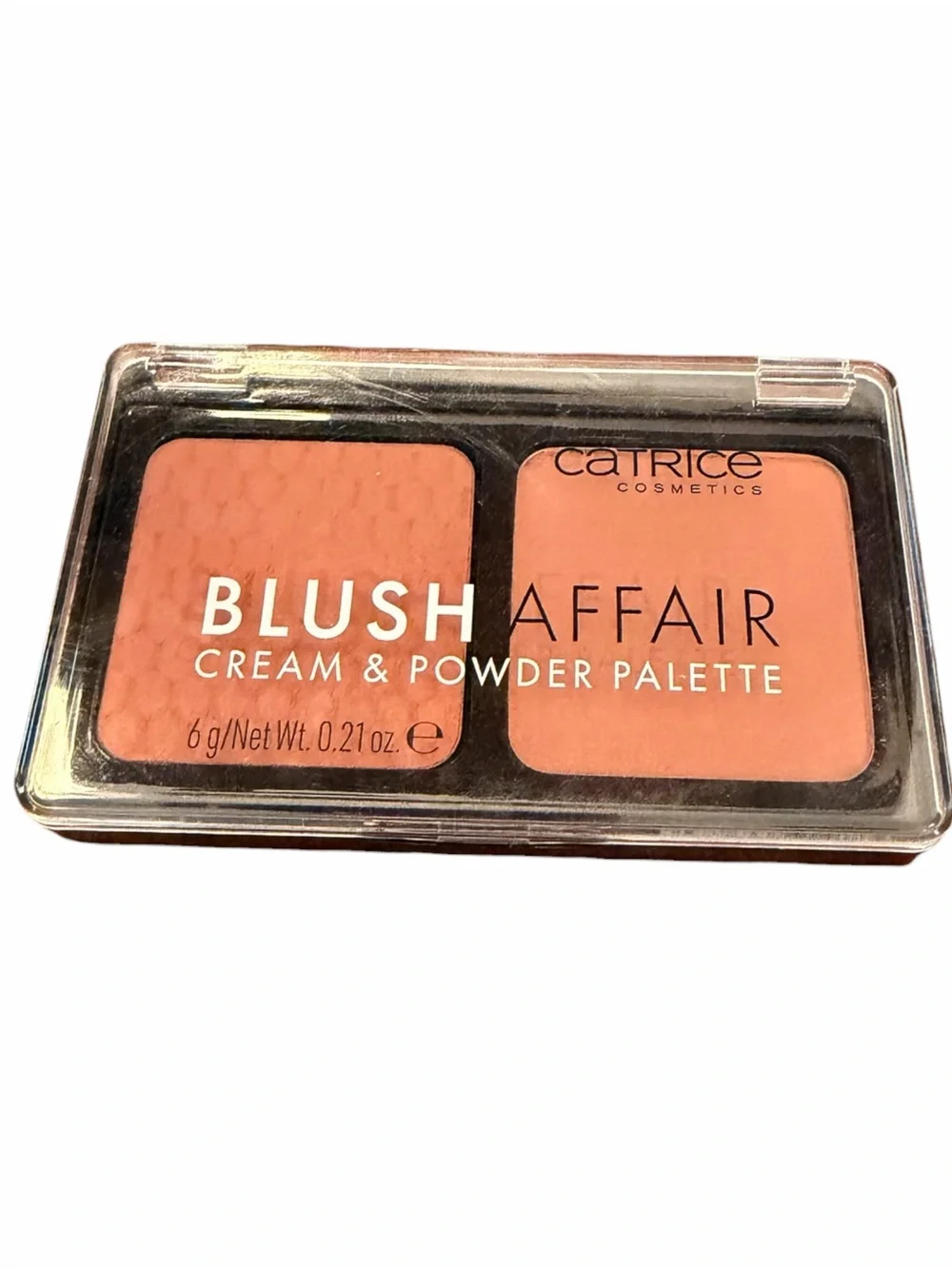 Catrice‎ Blush Affair Cream & Powder 040 Palette Peach Passion Vegan .21 oz NEW