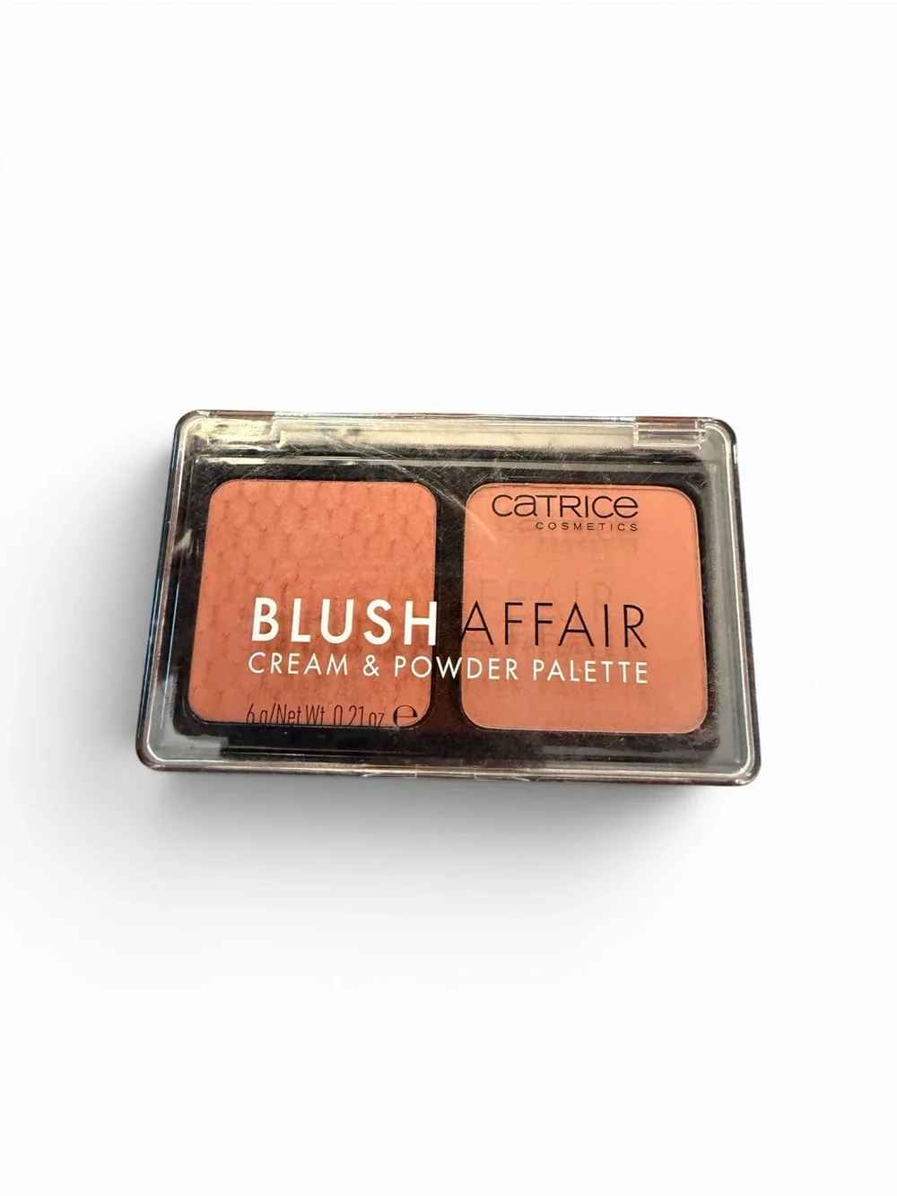 Catrice‎ Blush Affair Cream & Powder 040 Palette Peach Passion Vegan .21 oz NEW