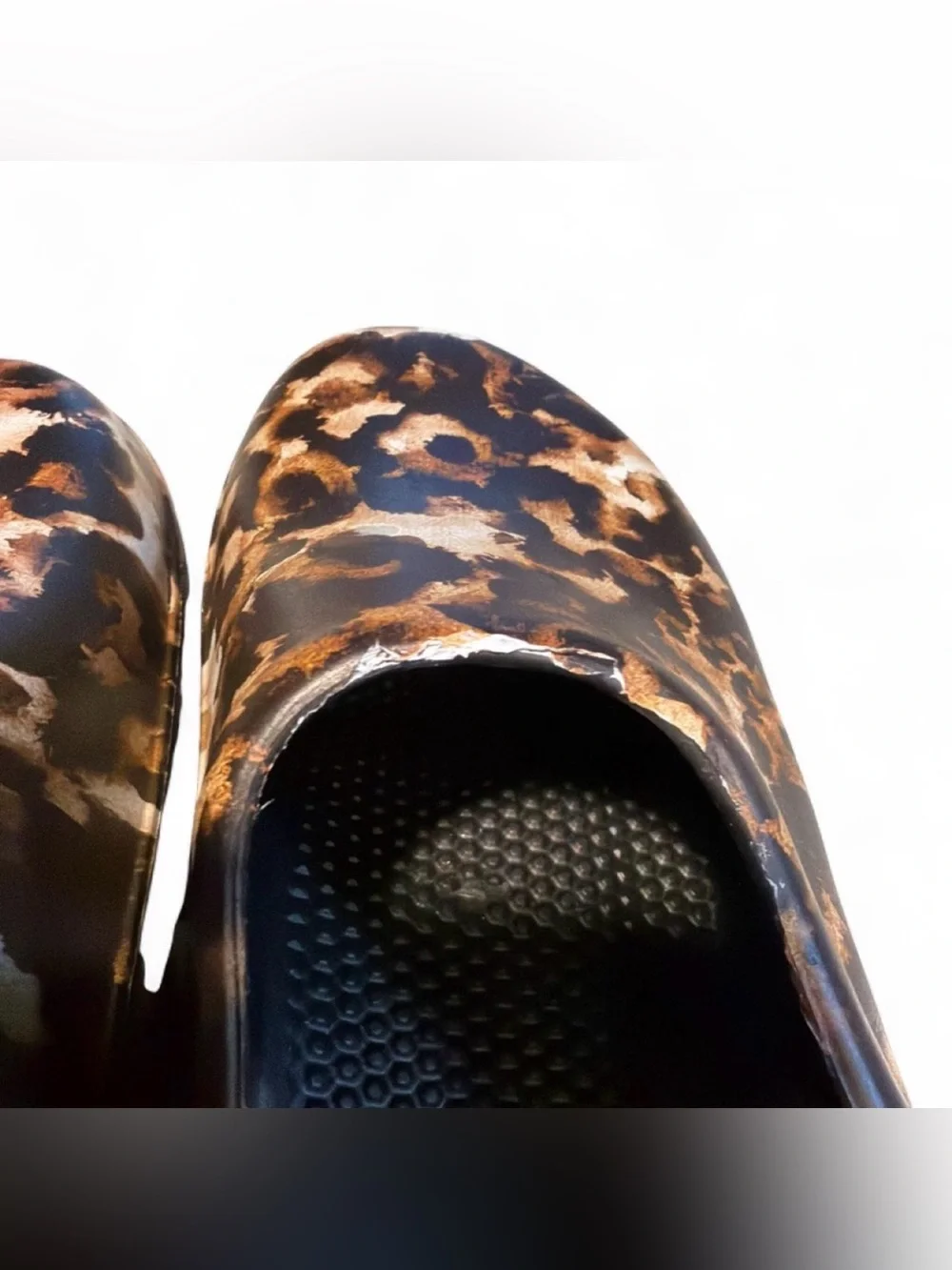 Totes Leopard Print Slip-On Clog - Brown