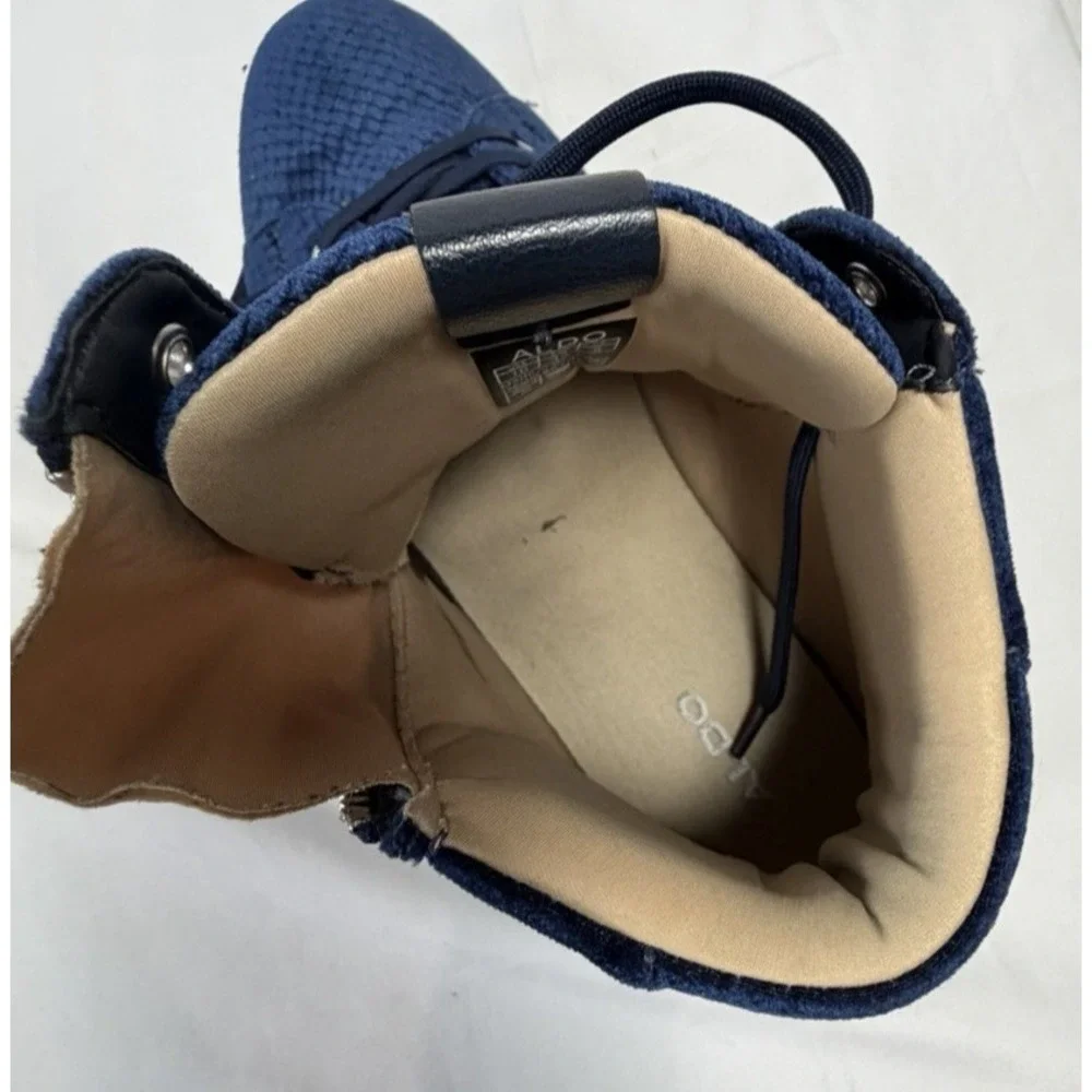 Aldo Shoes Men Blue Zip‎ & Lace Up  Size 10