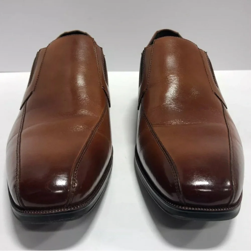 Stacy Adams Fairchild Brown Leather Slip On Loafer Men’s 8M