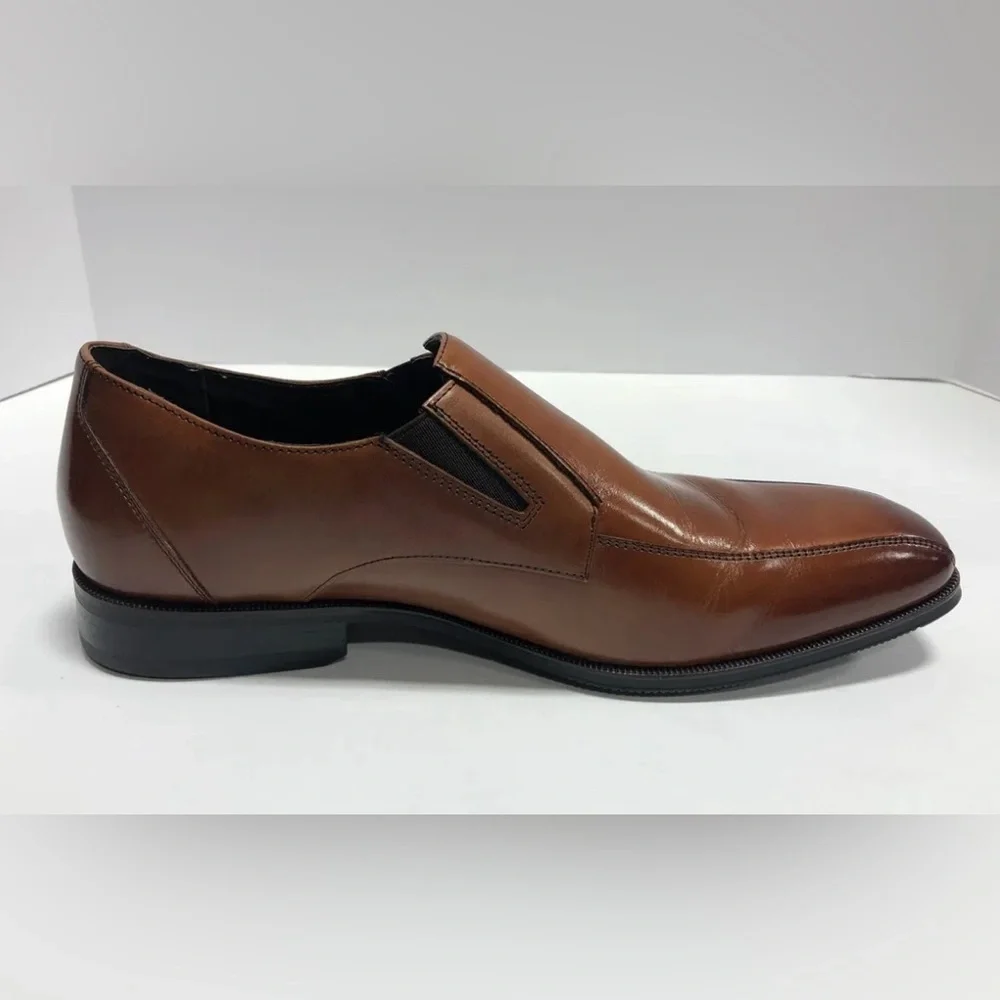 Stacy Adams Fairchild Brown Leather Slip On Loafer Men’s 8M