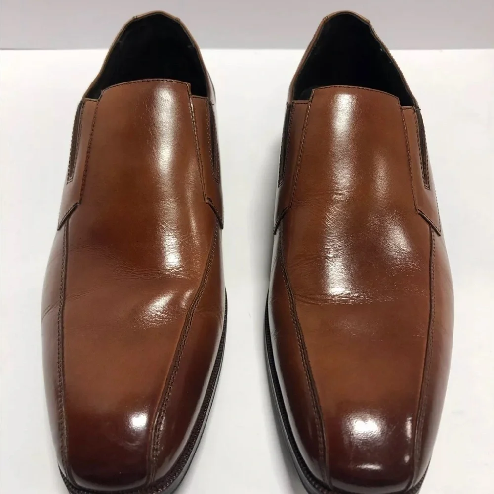 Stacy Adams Fairchild Brown Leather Slip On Loafer Men’s 8M