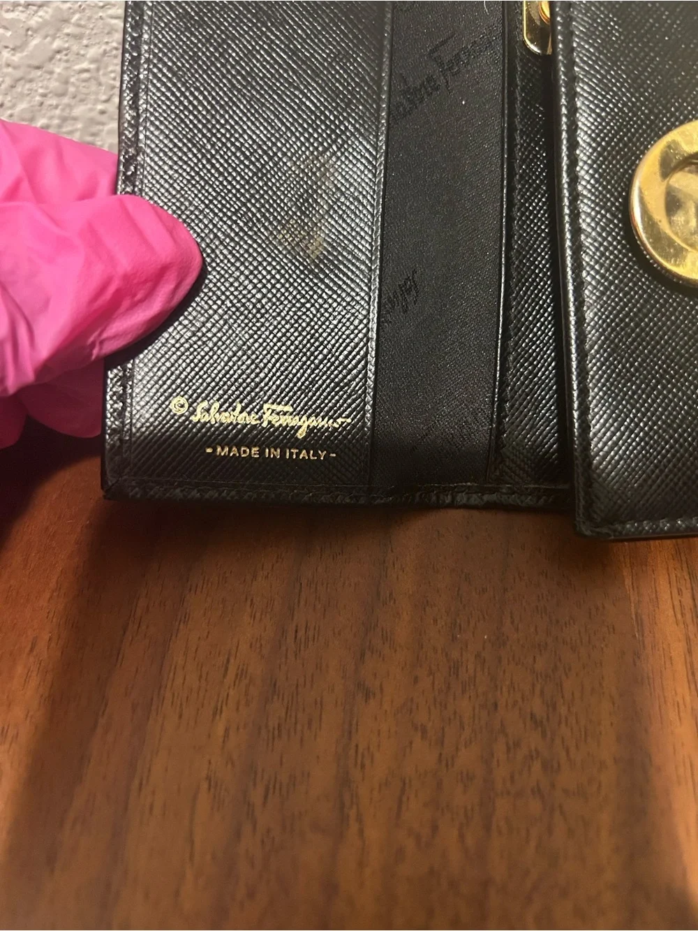 Salvatore Ferragamo compact leather