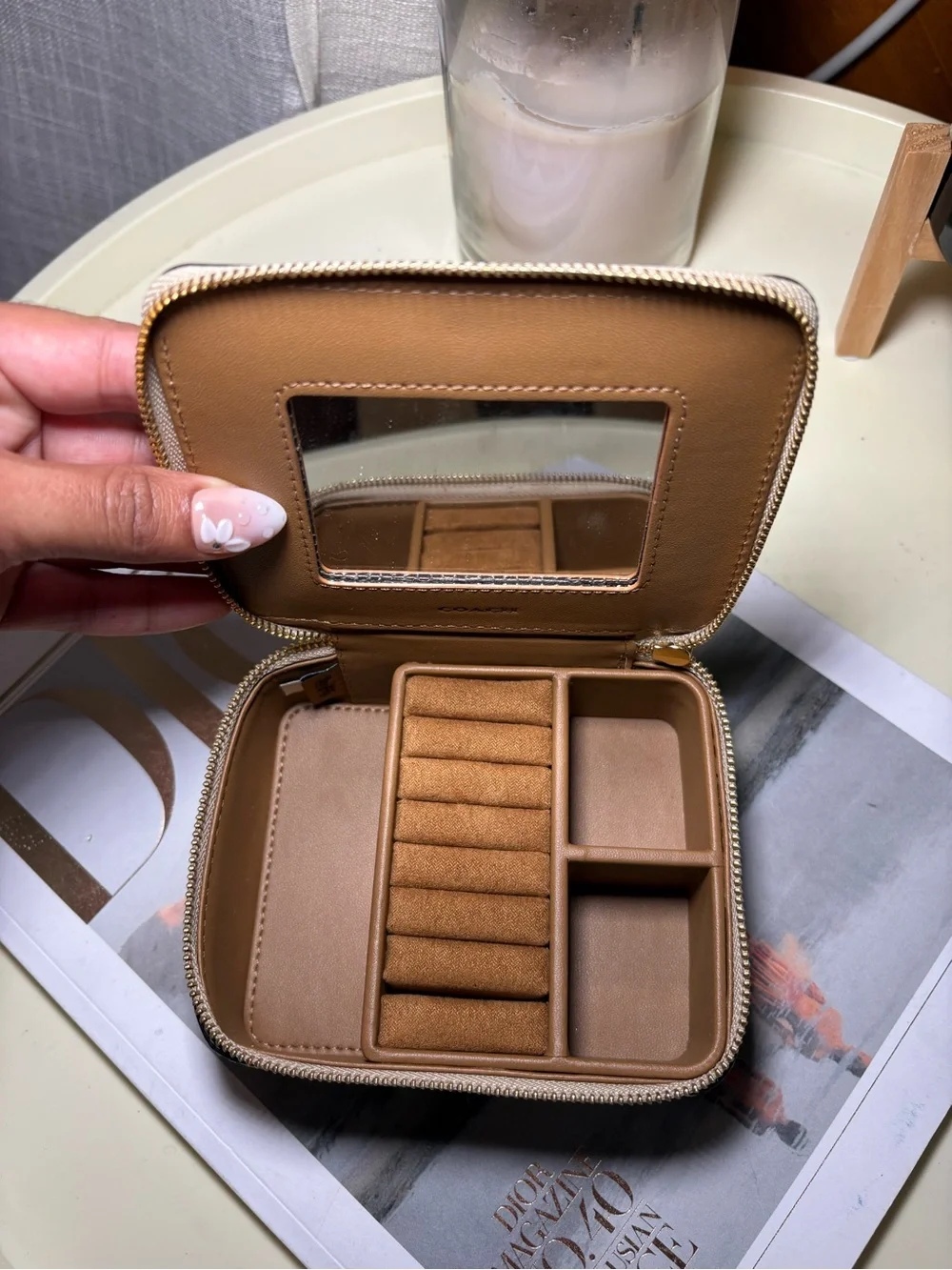 Coach zip pouch