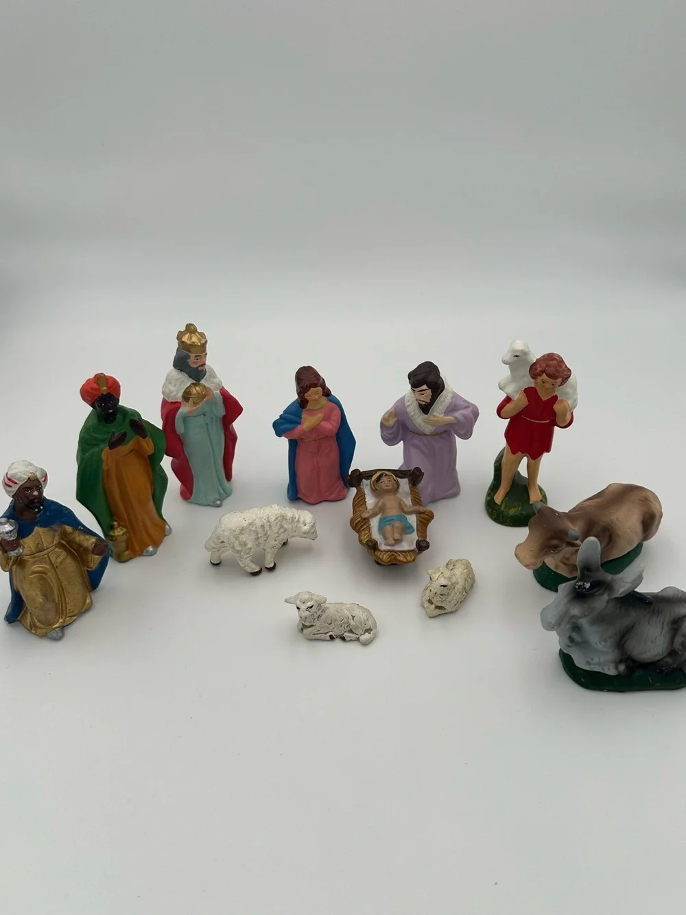 VTG MCM Nativity Set 12 Piece