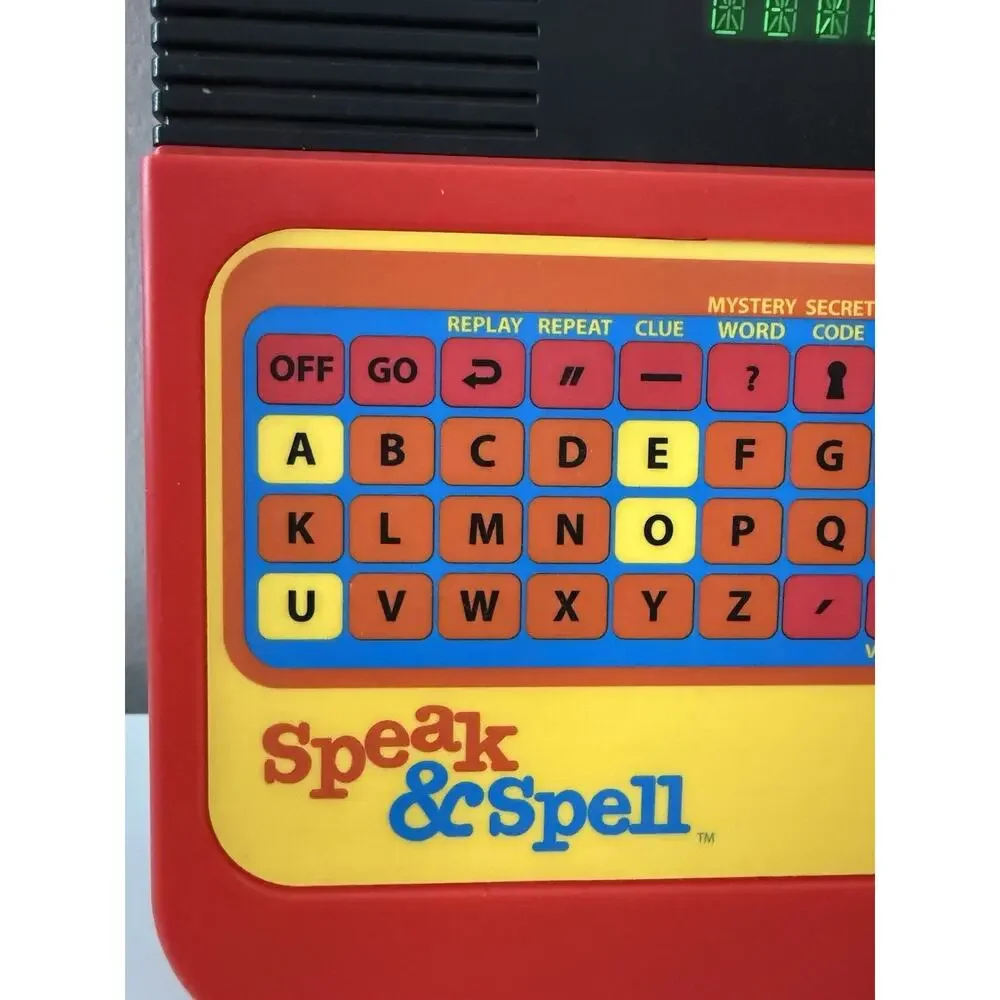 Kahootz Speak & Spell #09624 – Classic Vtg Electronic Learning Toy, Tested Works